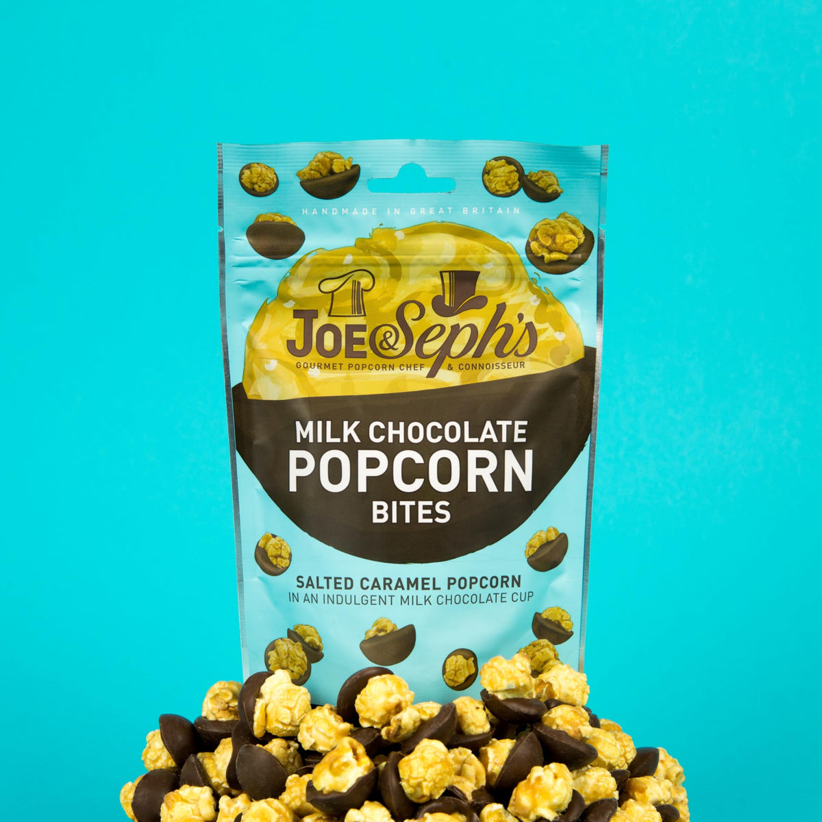 Joe & Seph's Chocolate Popcorn Bites - Milk Chocolate, Dark Chocolate & Raspberry White Chocolate | 448g 3
