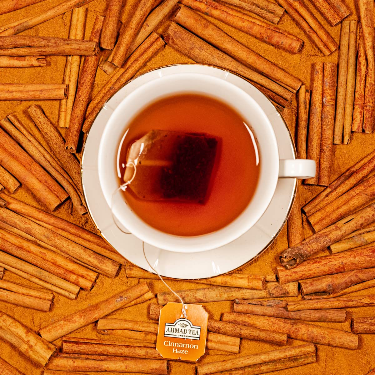 Ahmad Tea Cinnamon Haze Black Tea - 20 Teabags (Pack of 2) 4