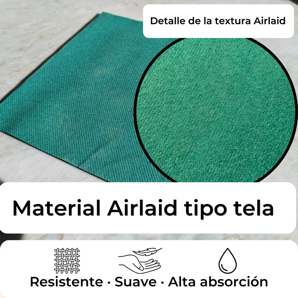 MORIGAMI Airlaid Napkins - 40x40cm, 1/4 Fold, 50 Count, Green 3