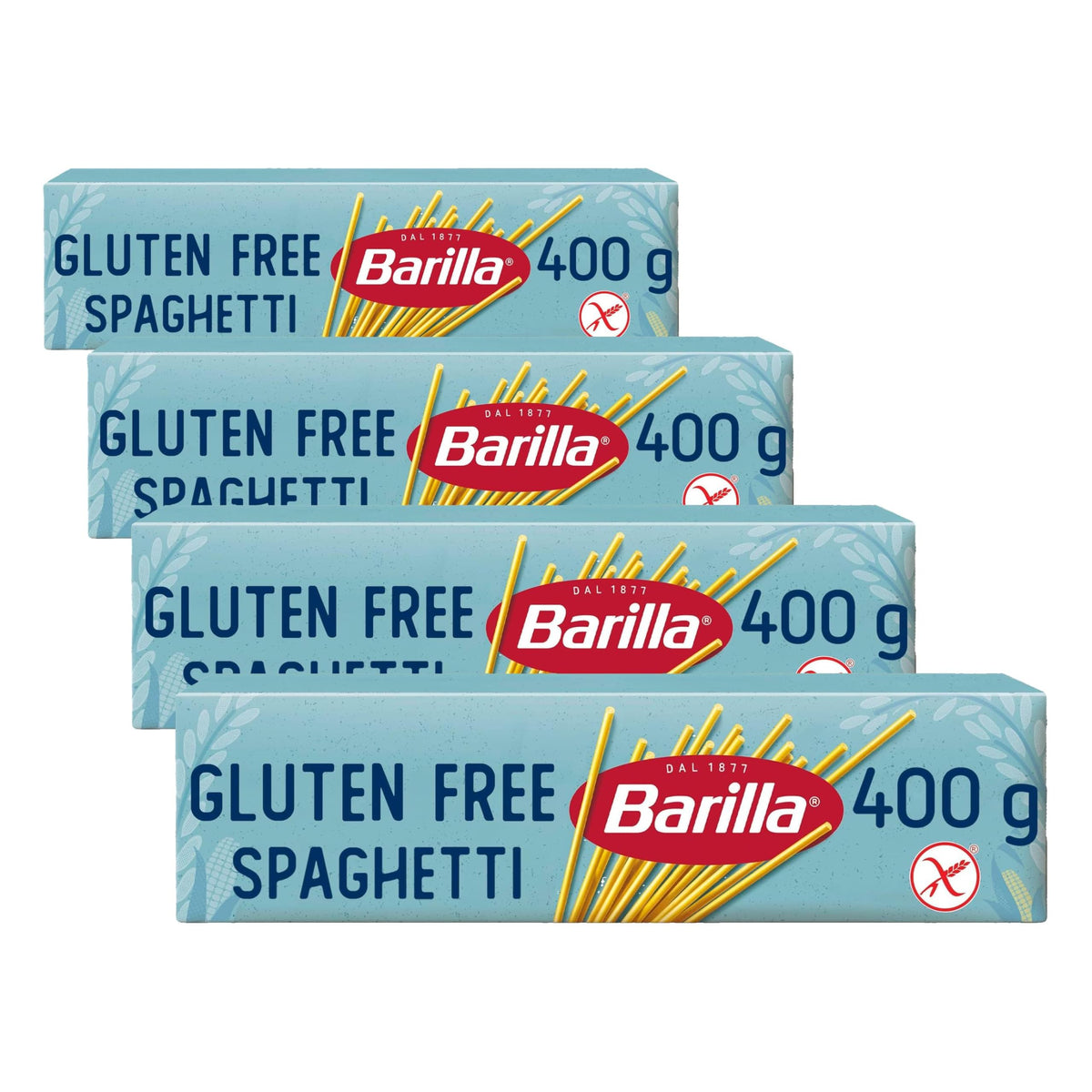 Barilla Gluten Free Spaghetti Pasta - 400g Pack (Pack of 4)