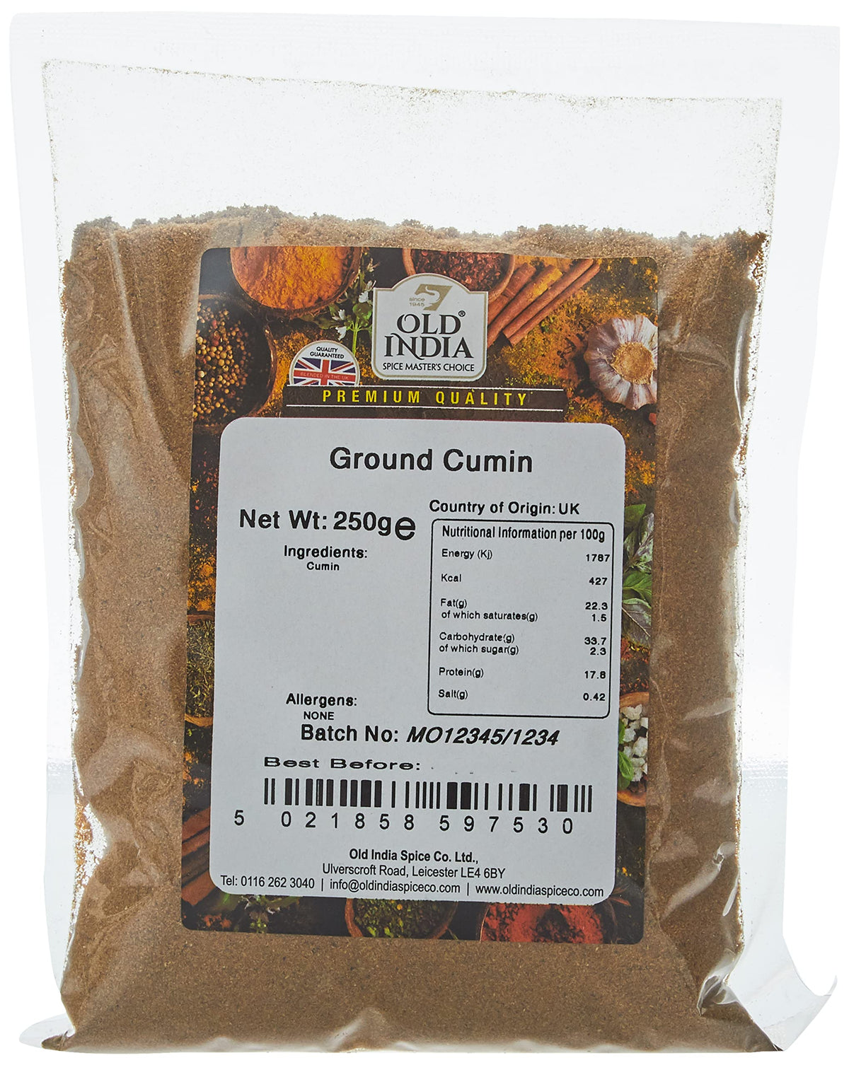 Old India Ground Cumin Powder - 100% Natural, Additive-Free | 250g 1