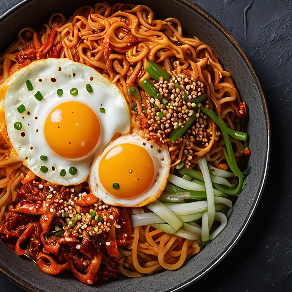 Ko-Lee Korean Cup Spicy Chicken Instant Noodles - Tray of 6 x 65g Cups | Halal, Vegetarian Friendly