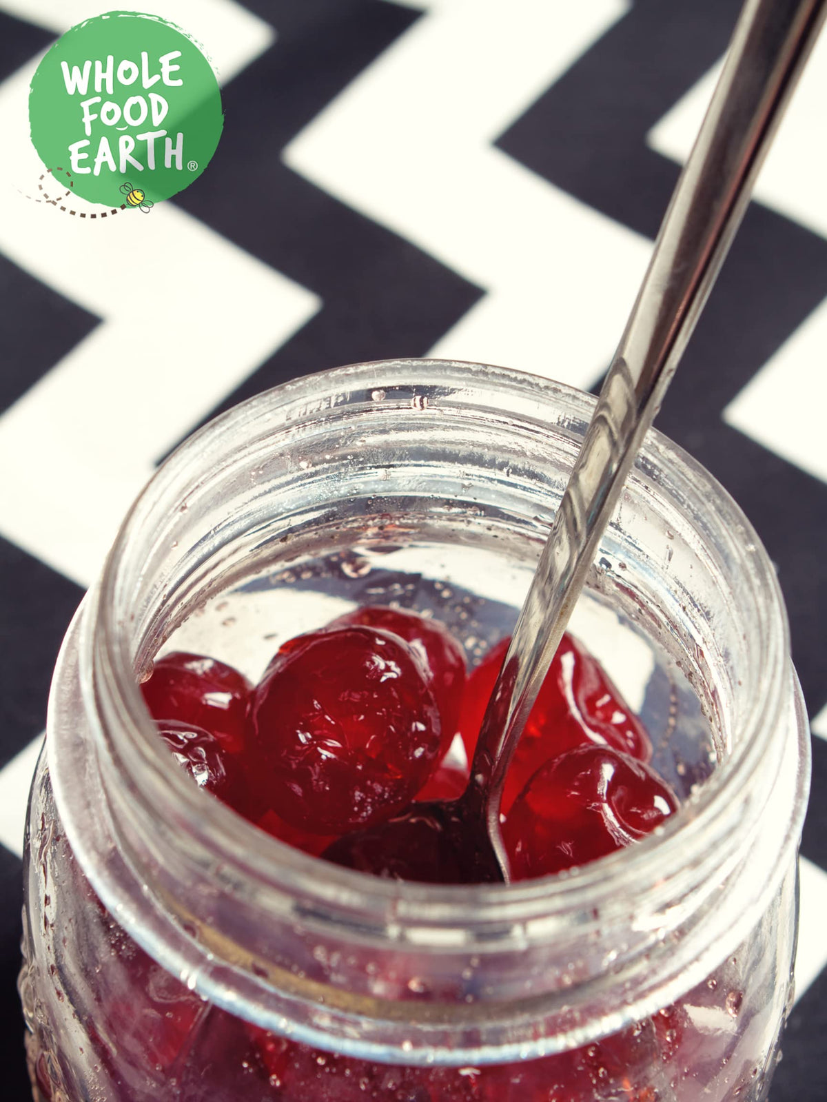 Wholefood Earth Glace Cherries - Natural Colour, Vegan, Dairy-Free | 250g 3