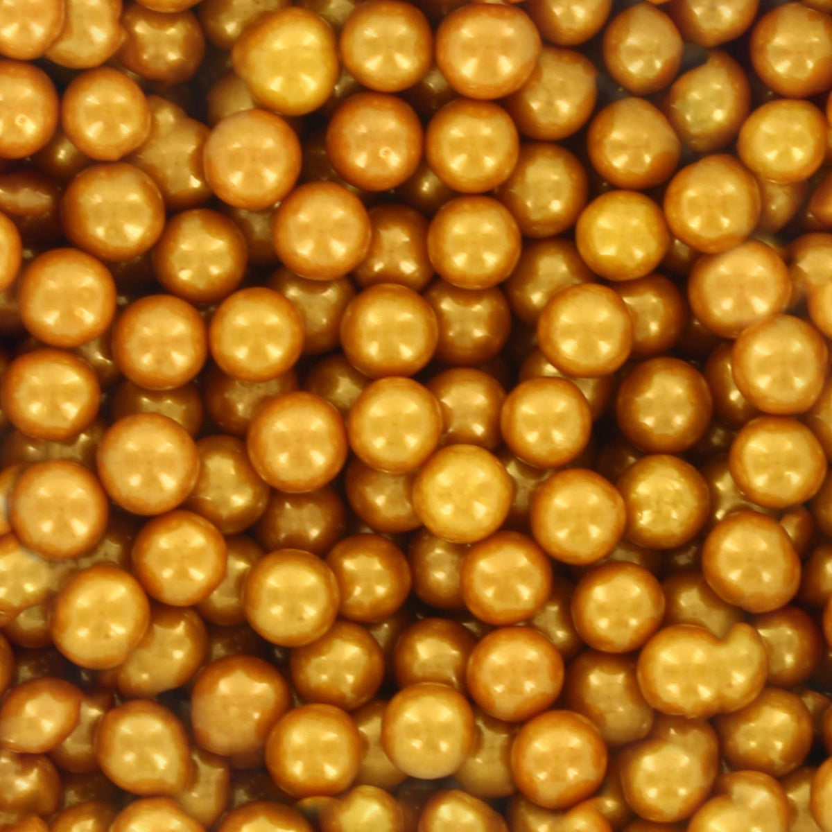 Culpitt Select Gold Pearls - 4mm Edible Cake Decorations | 500g Pouch