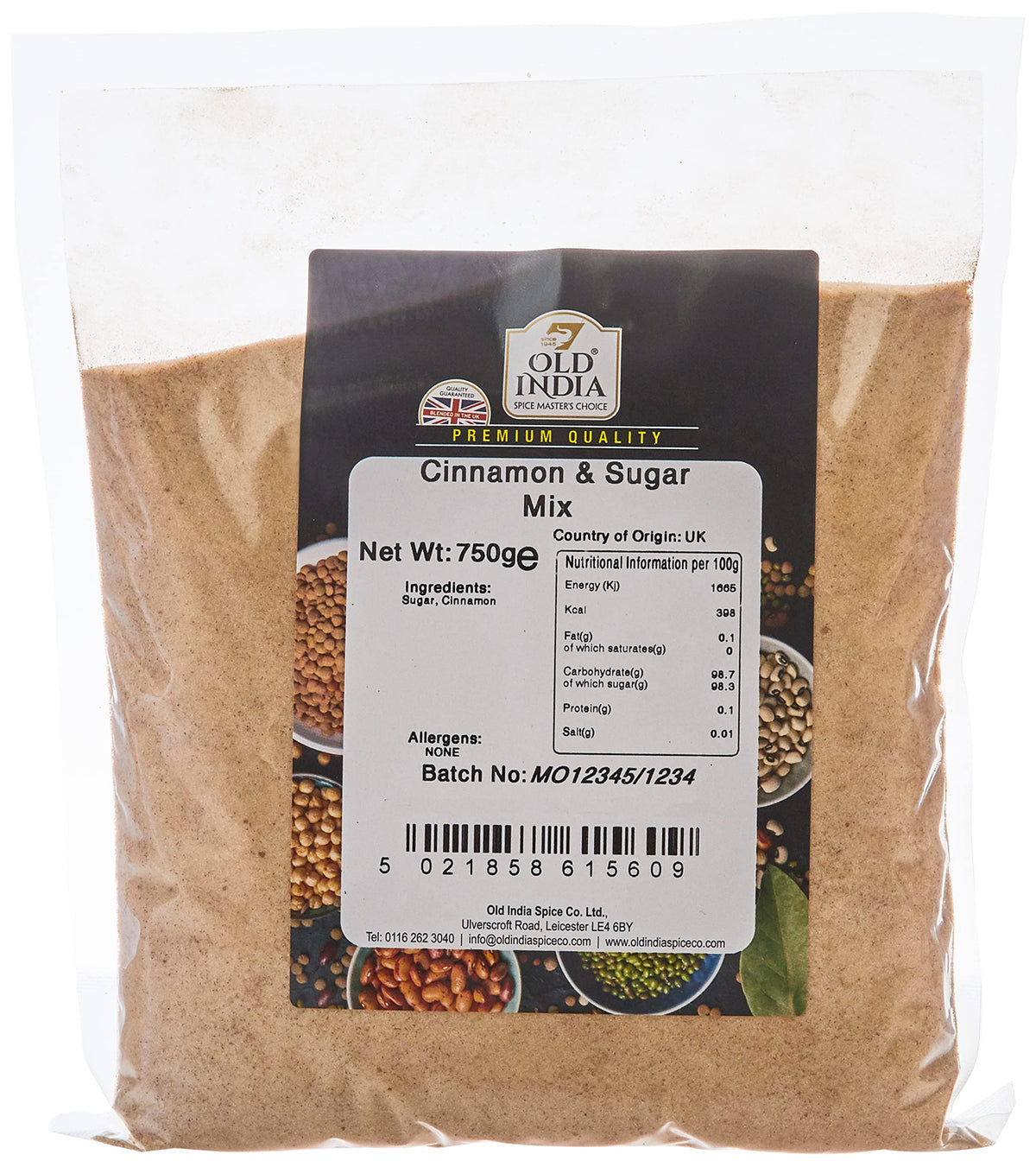 Old India Cinnamon Sugar Mix - 750g