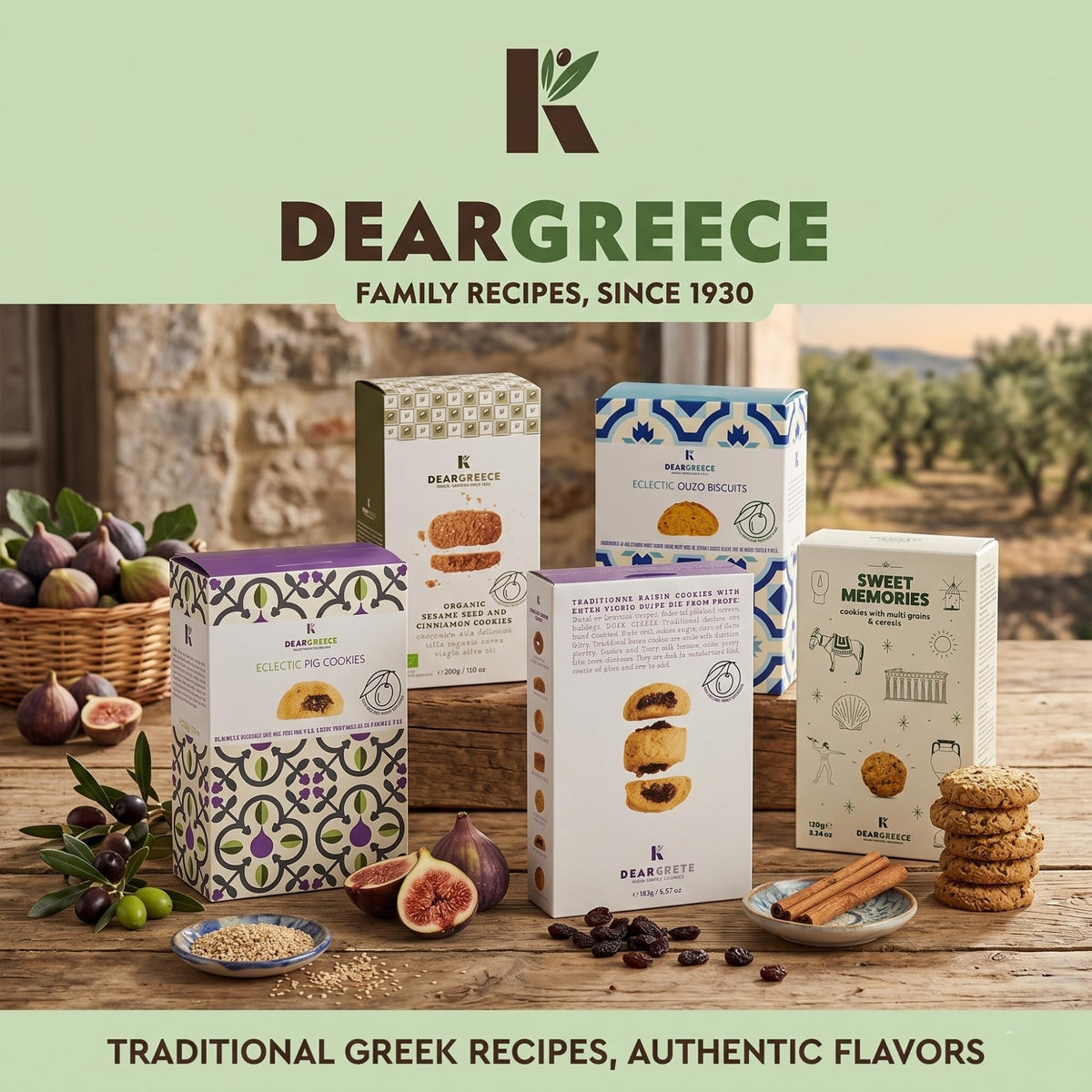 Dear Greece Ouzo Biscuits - Authentic Greek Specialty | Pack of 2 x 200g 5