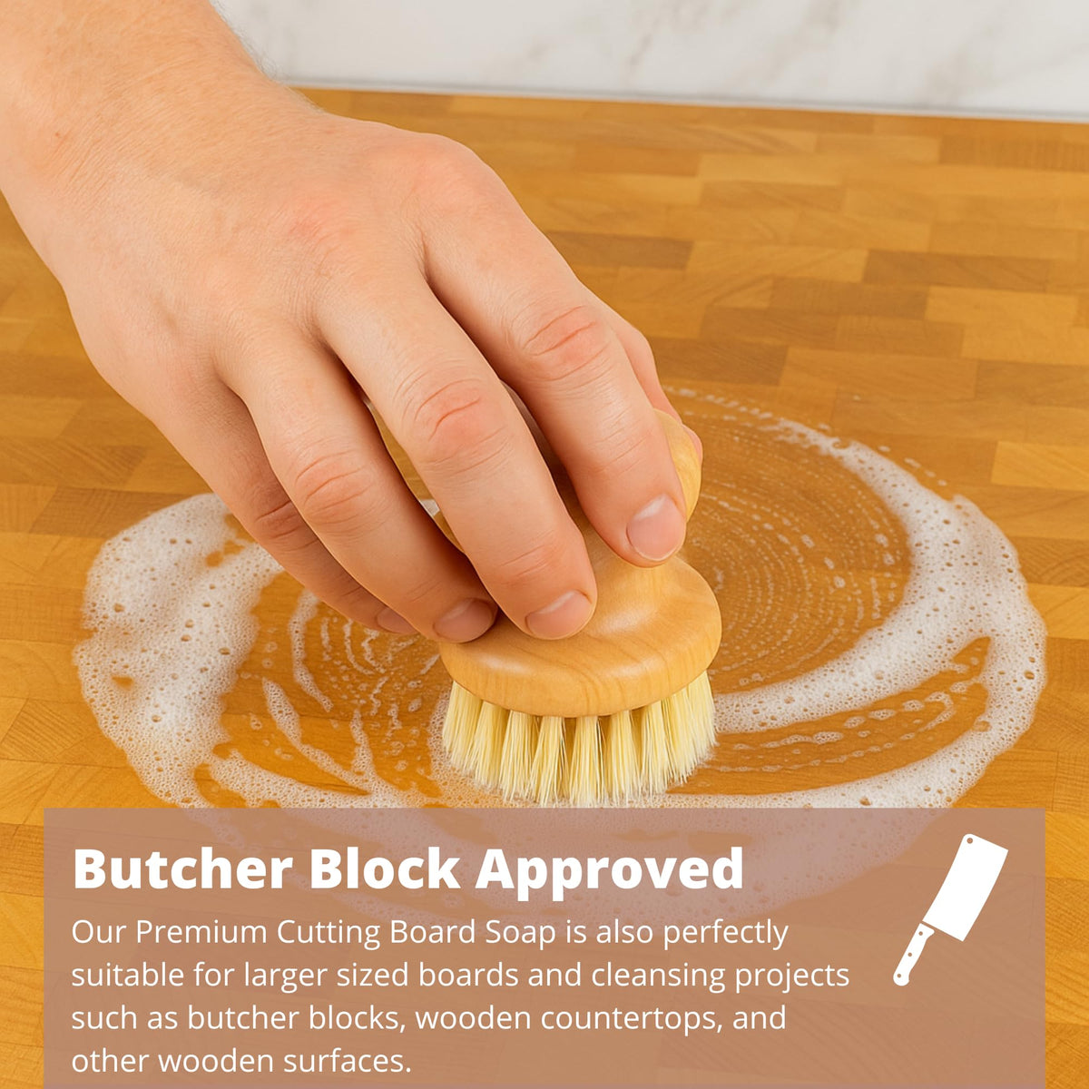 The Block & Board Company Cutting Board Soap - Food Grade Cleaner for Kitchen Surfaces | 8.5 Fl Oz 4