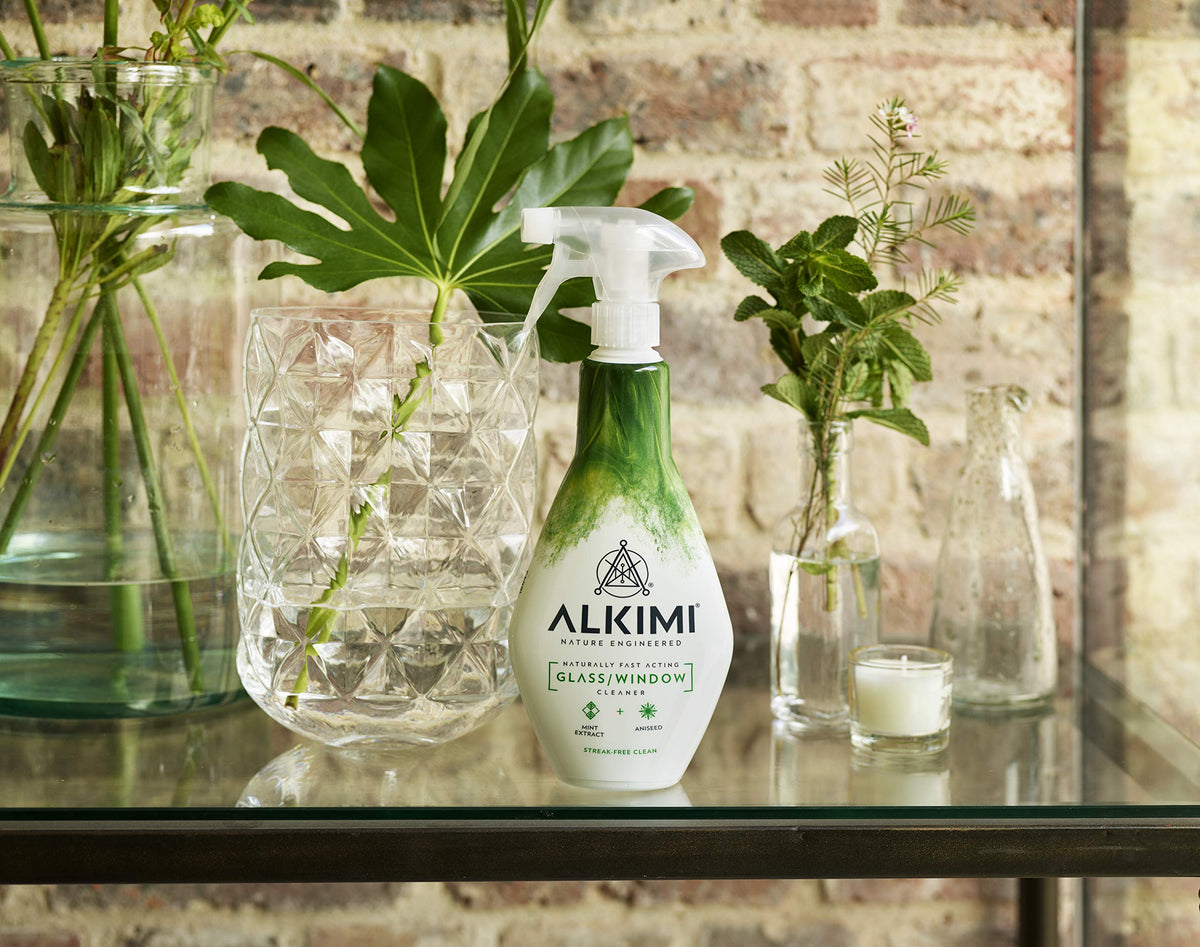 ALKIMI Glass & Window Cleaner - Streak-Free Shine with Natural Mint & Aniseed | Pack of 2 x 250ml 3
