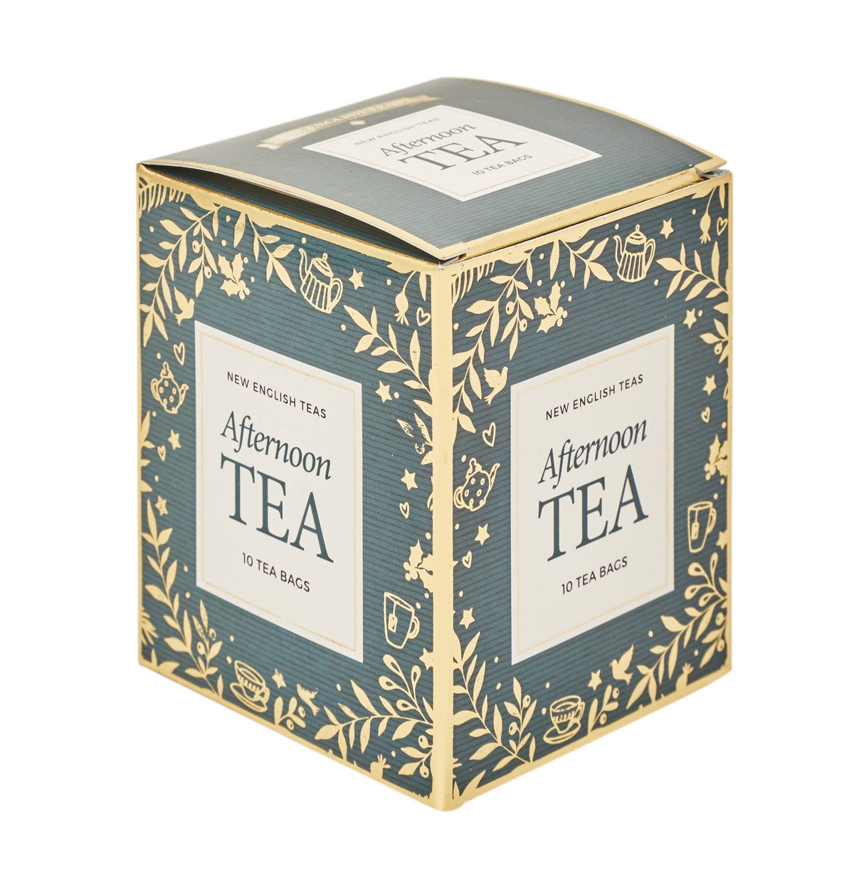 New English Teas Christmas English Afternoon Tea - 10 Teabags | Medium Bodied | Green Carton 1