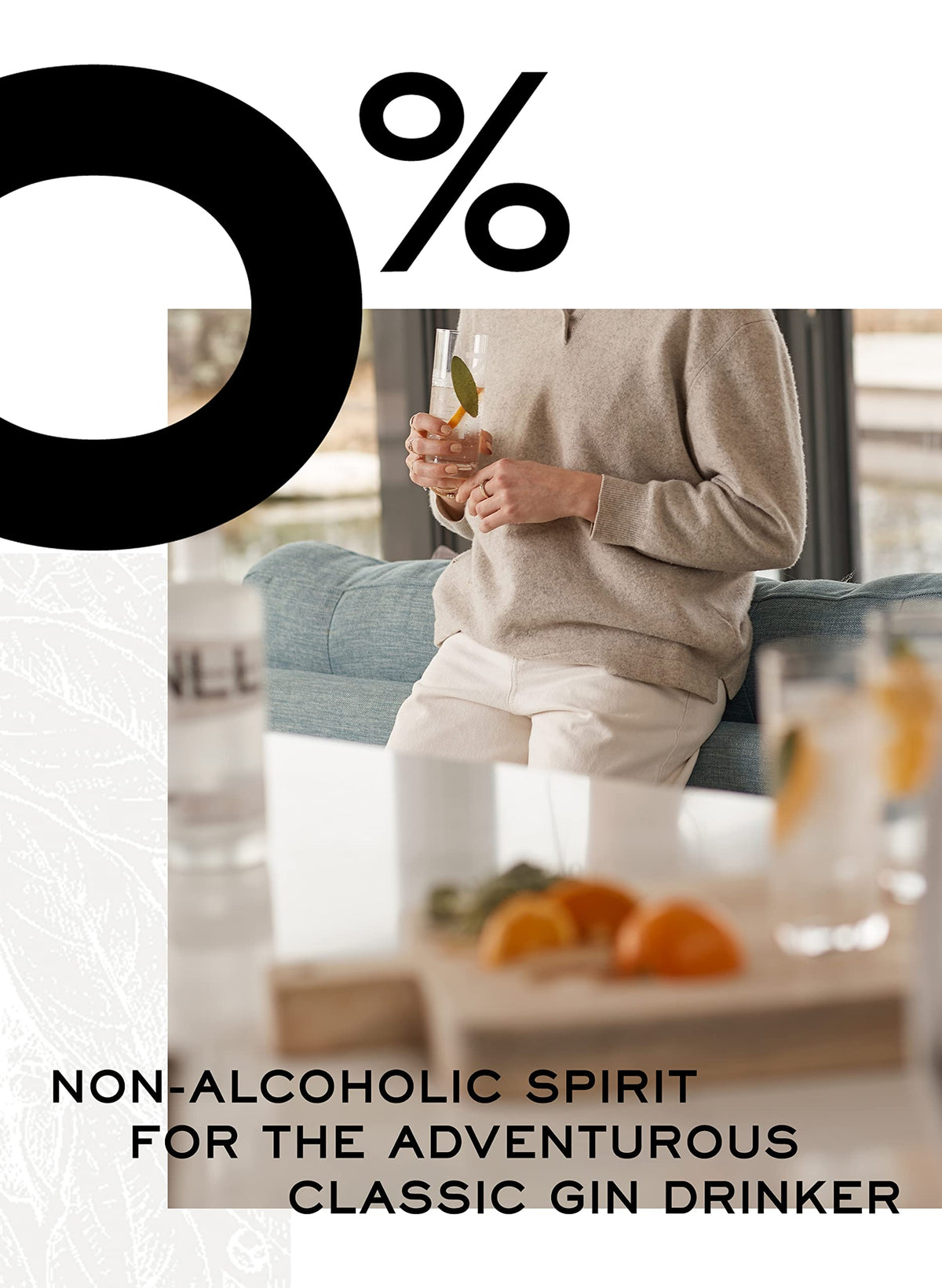 New London Light First Light Alcohol-Free Spirit - 70cl | Juniper, Orange, Sage 3