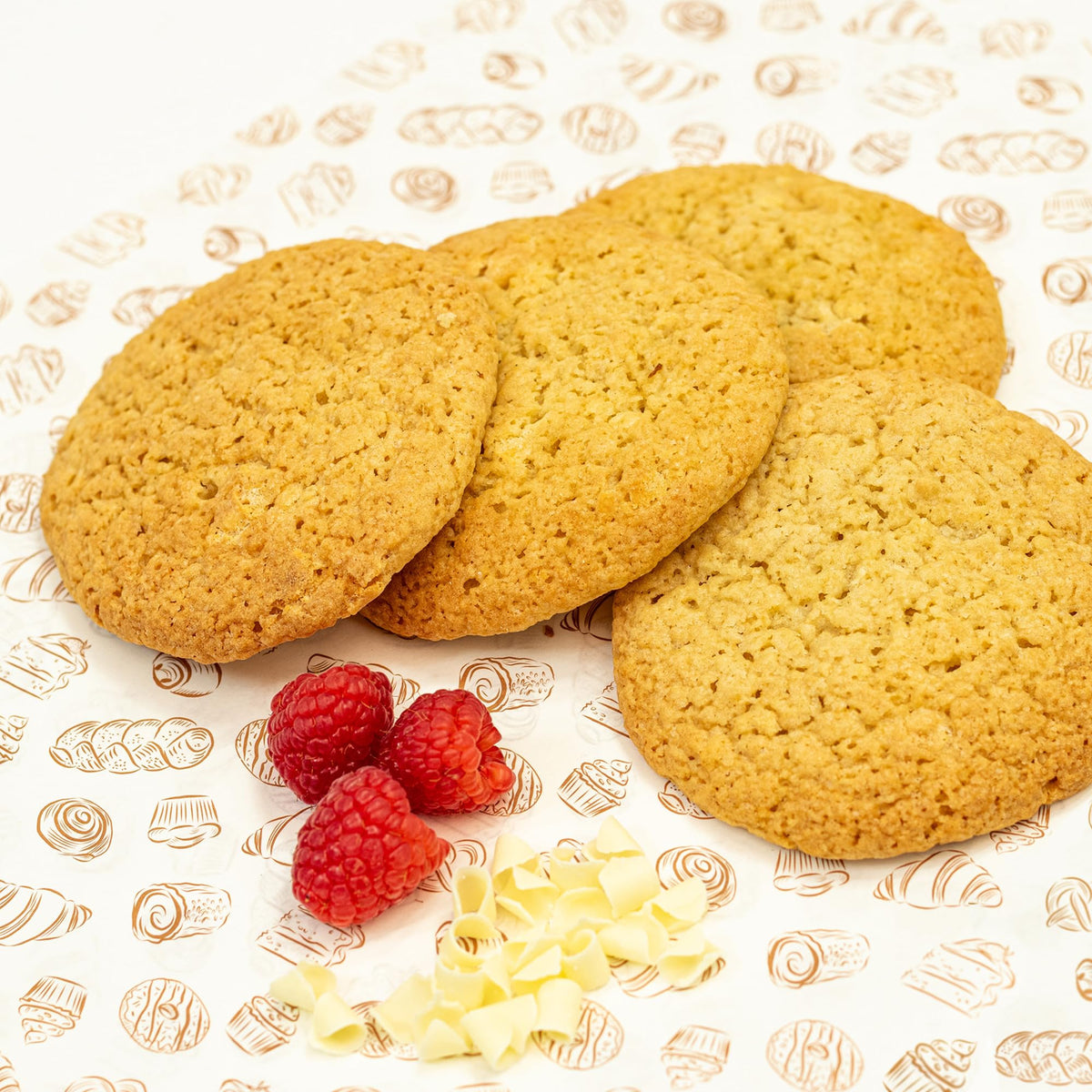 Culpitt Select Raspberry & White Chocolate Cookie Mix - 500g Bag | Makes 16 Cookies 3