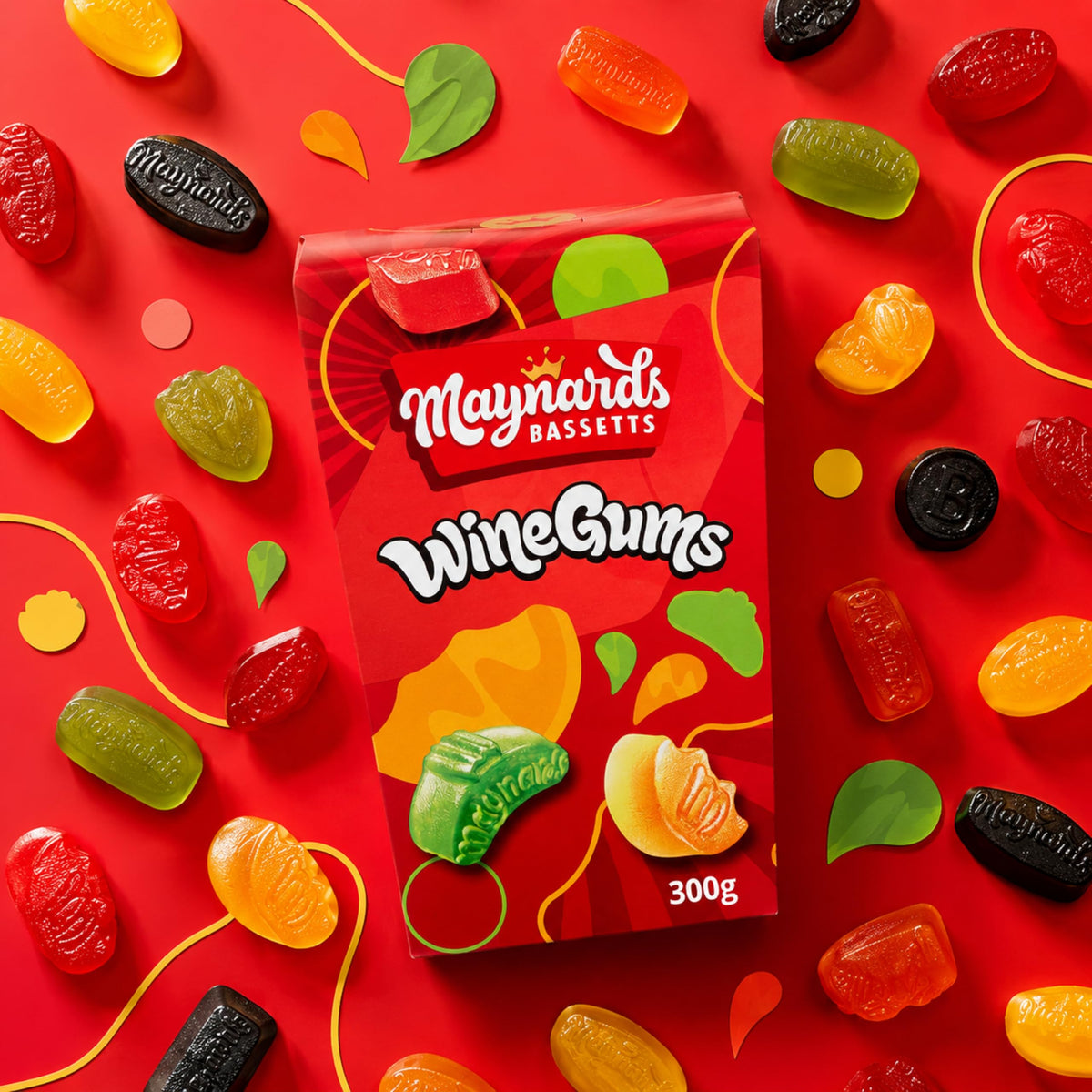 Maynards Bassetts Wine Gums - Fruity Flavours, Chewy Texture | 350g 3