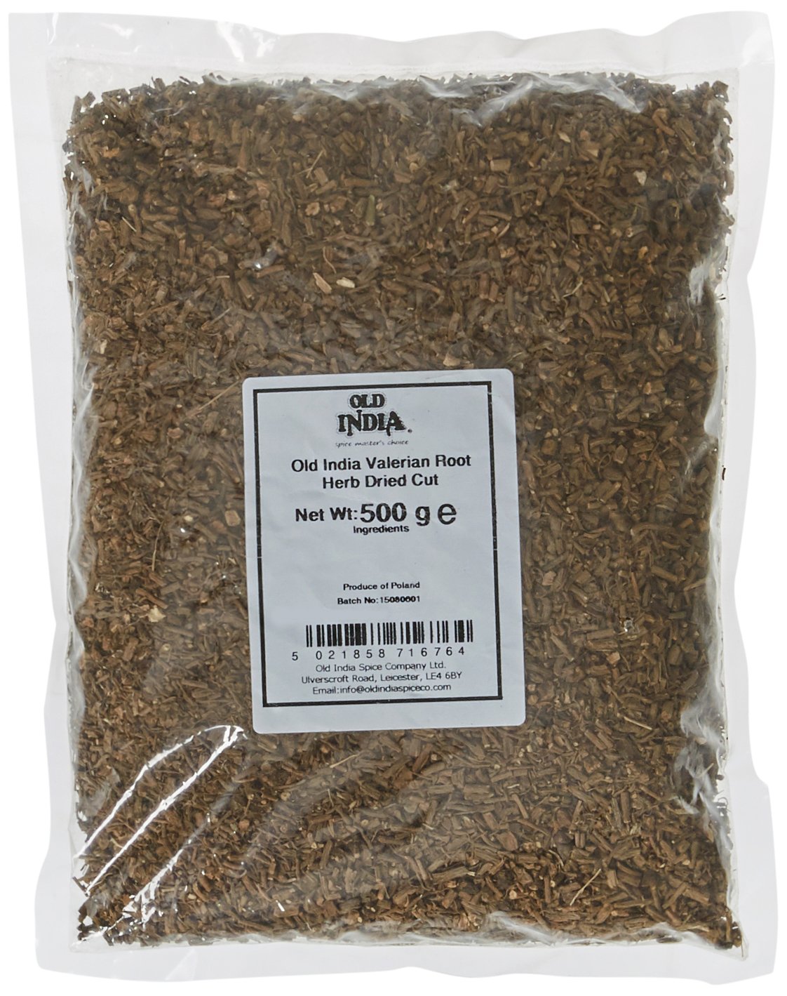 Old India Valerian Root Herb Dried Cut - 500g
