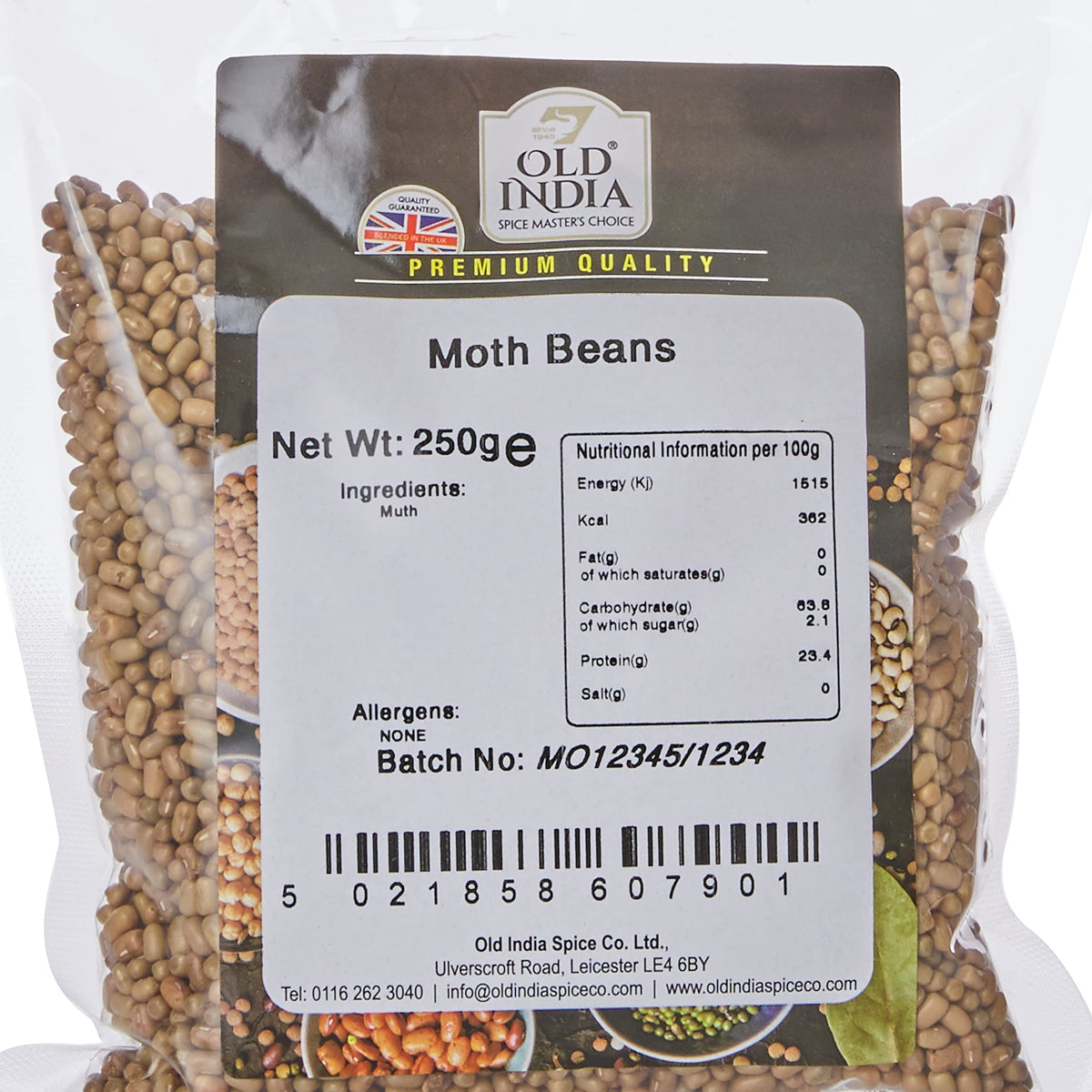 Old India Moth Beans - 100% Natural, Additive-Free | 250g Whole Beans 2