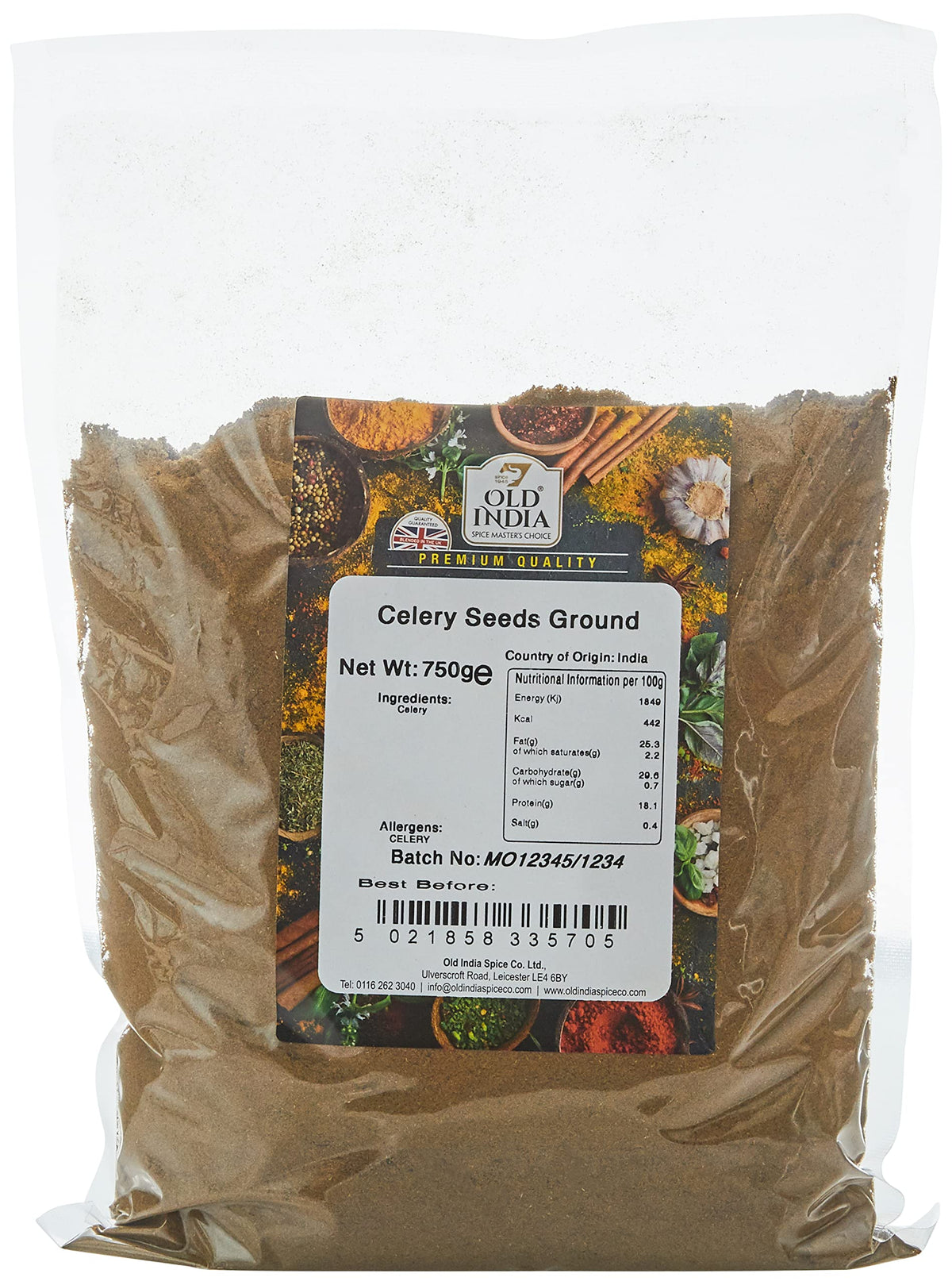 Old India Celery Seed Powder - 100% Natural, Additive-Free | 750g 1