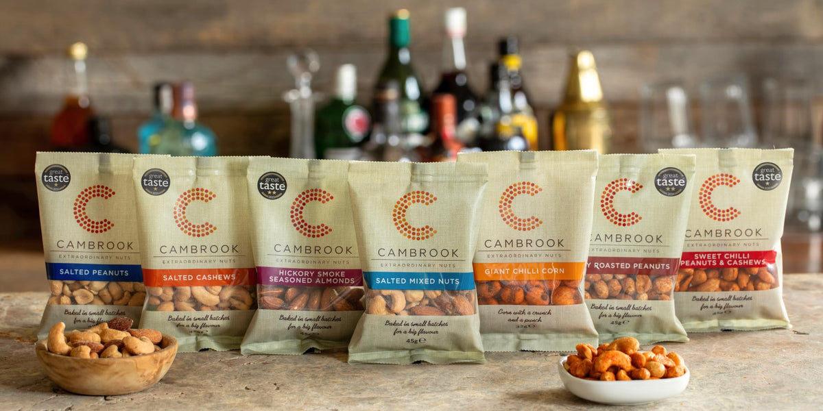 Cambrook Baked Sweet Chilli Peanuts & Cashews - 24 x 45g Bags 5