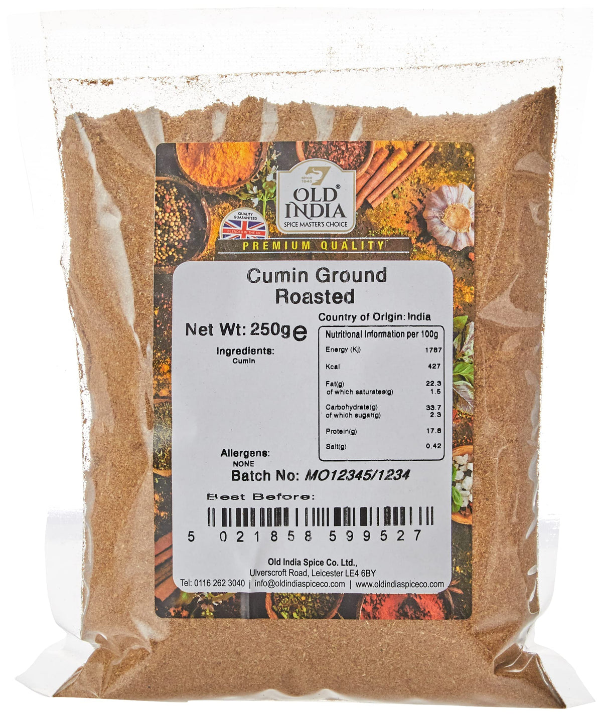 Old India Roasted Cumin Powder - 100% Natural, GMO Free | 250g 1