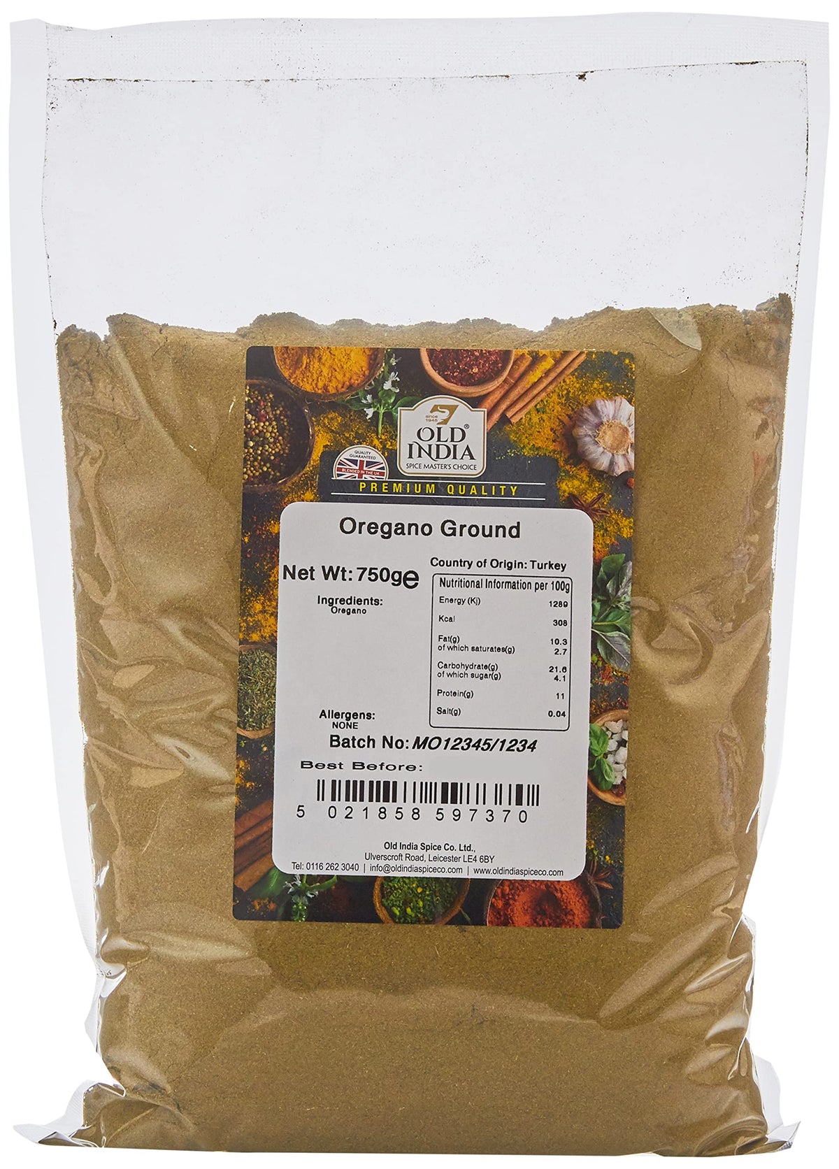 Old India Ground Oregano - 100% Natural | 750g 1
