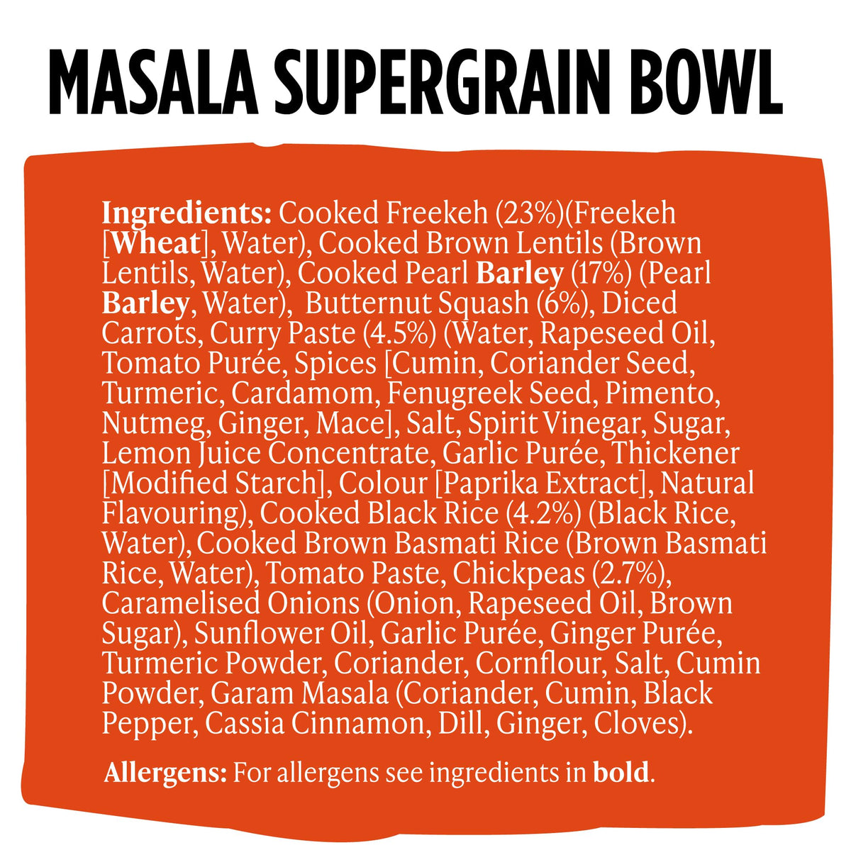 Merchant Gourmet Masala Supergrain Bowl - High Protein & Fibre | Vegan Friendly | 220g (Pack of 6) 5