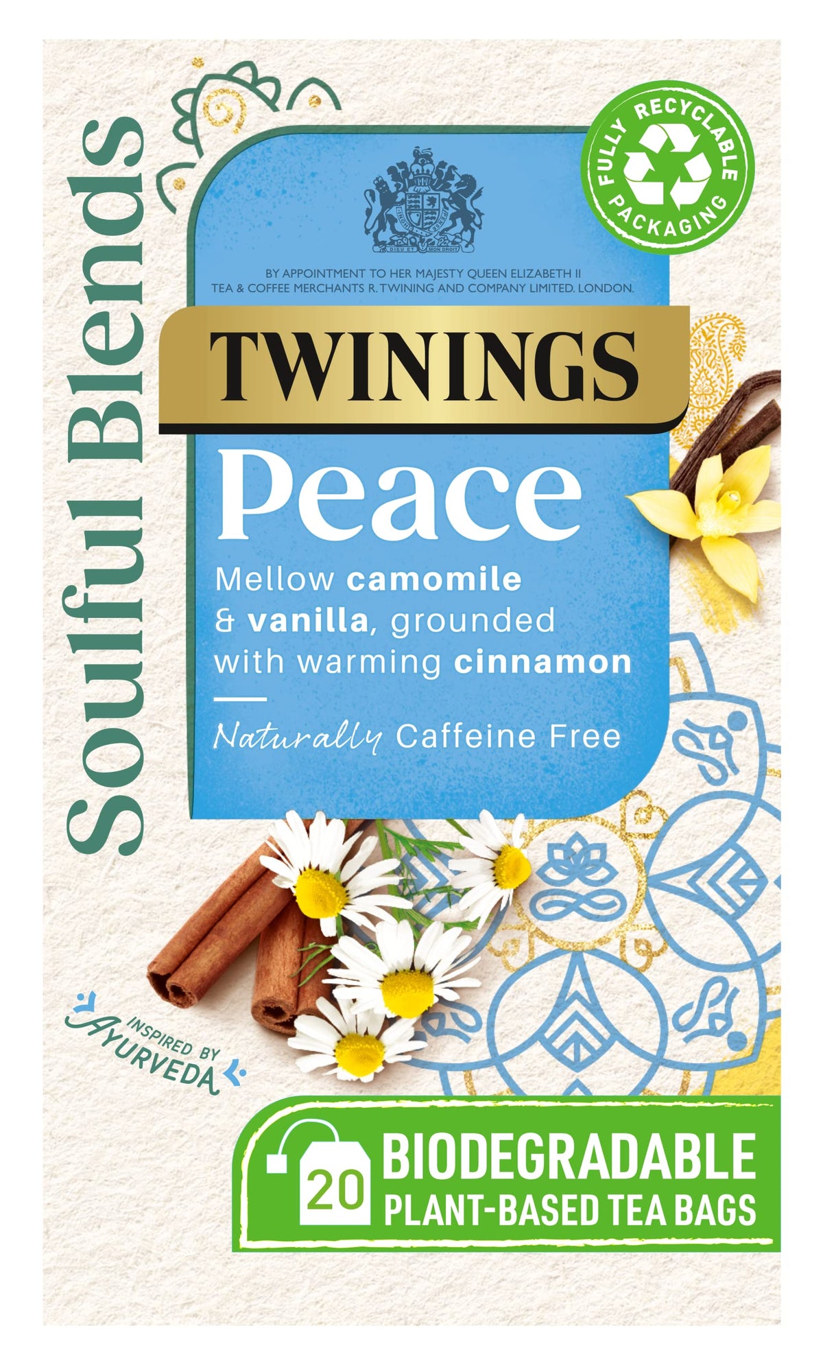 Twinings Soulful Blends Vata Bundle - Quiet Mind & Calm Balance Herbal Tea - 40 Teabags 3