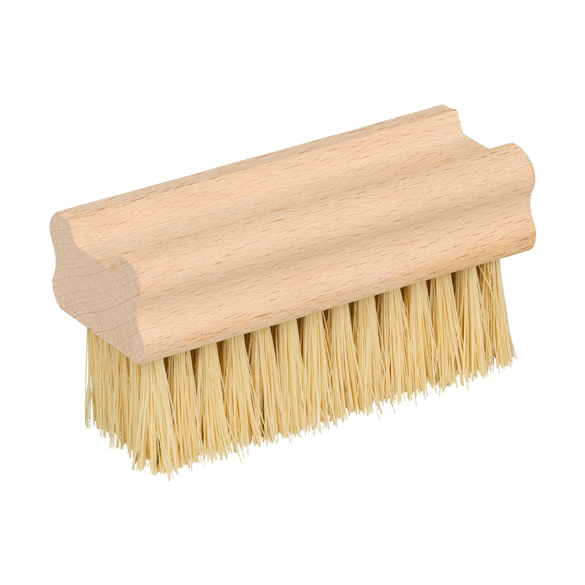 Elliott Natural Tampico Fibre Vegetable Brush - Wood Handle | Beige