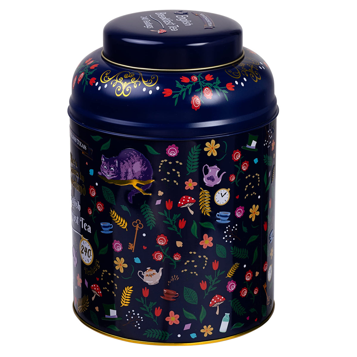 New English Teas Alice in Wonderland Victorian Tea Tin - 240 English Breakfast Tea Bags 3