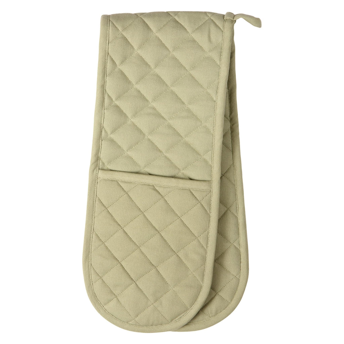 Dexam Love Colour Double Oven Glove - Blush Pink | 100% Cotton | Quilted Diamond Design