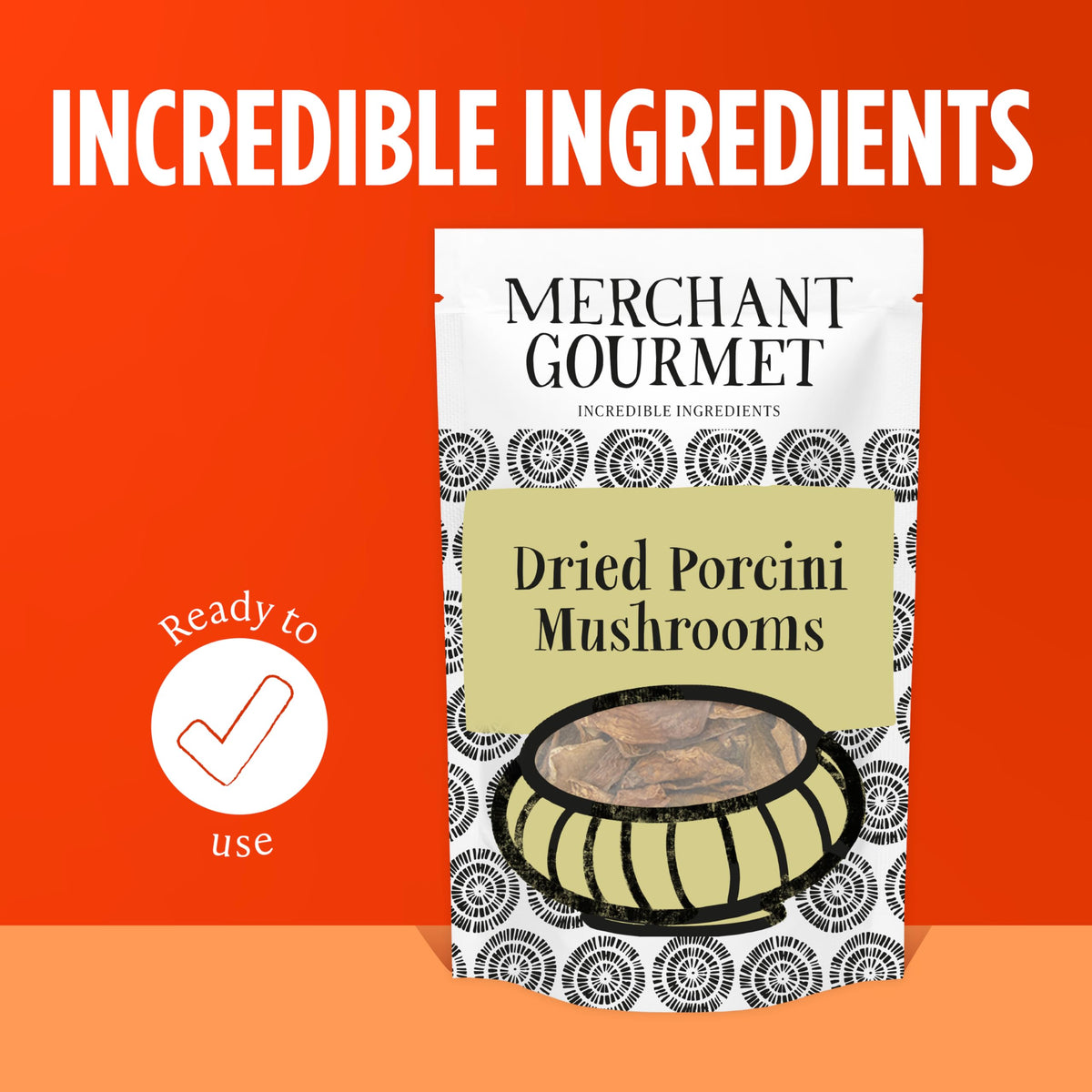 Merchant Gourmet Dried Porcini Mushrooms - Intense Gourmet Flavour | 30g Pouches (Pack of 6) 3