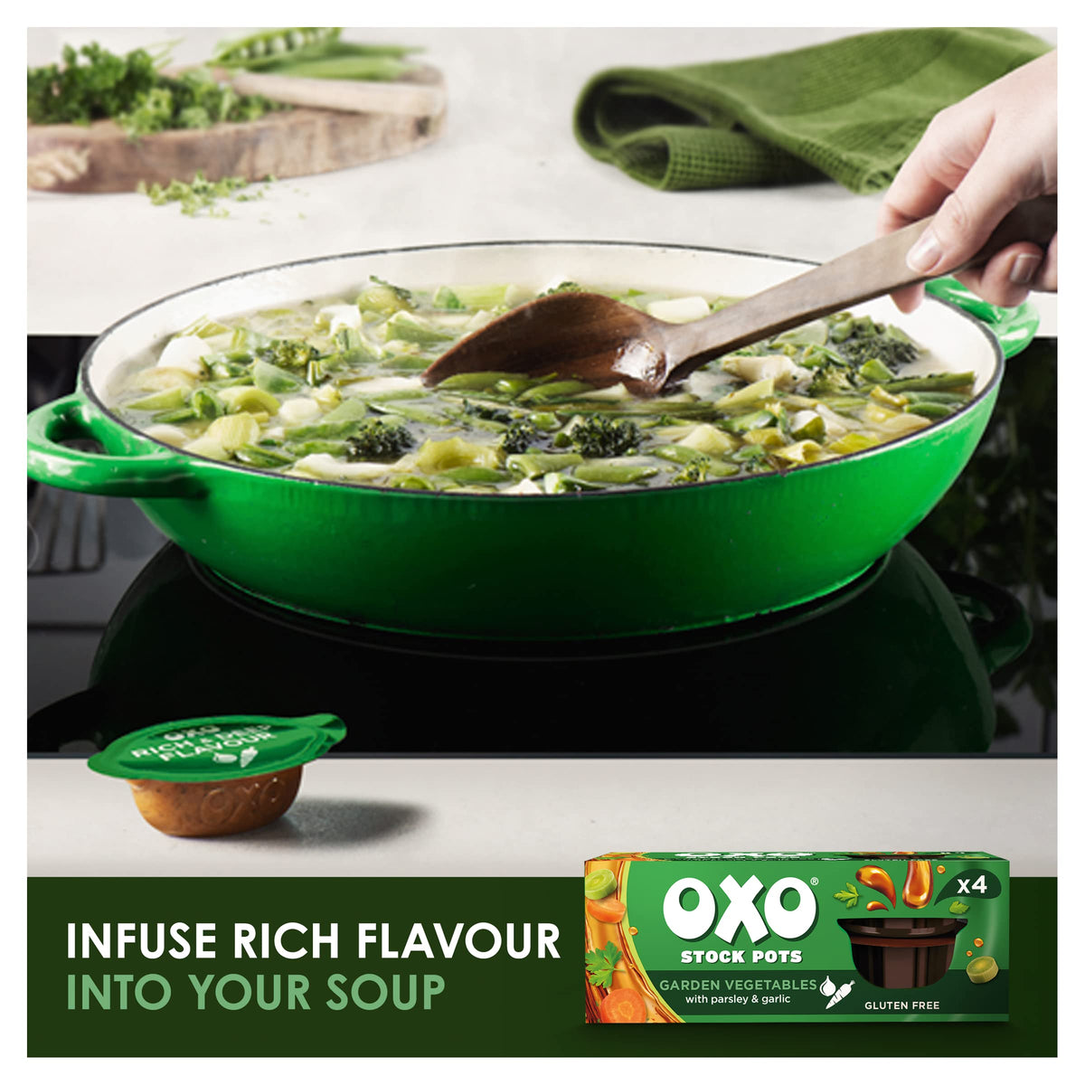 OXO Garden Vegetables Stock Pots - Gluten-Free, Vegetarian, 8 x 20g 5