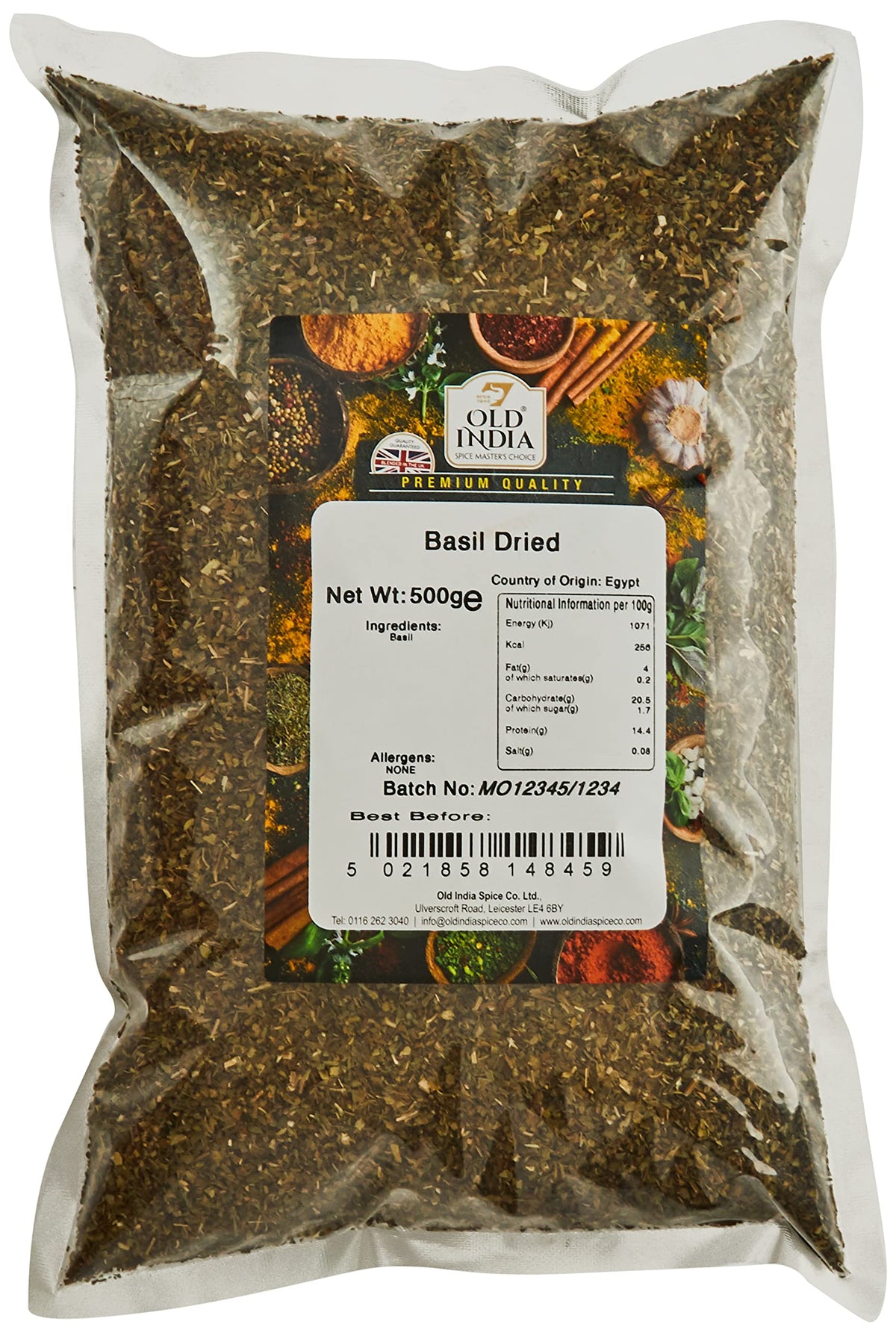 Old India Sweet Basil Leaf - 100% Natural, Additive-Free | 500g 1