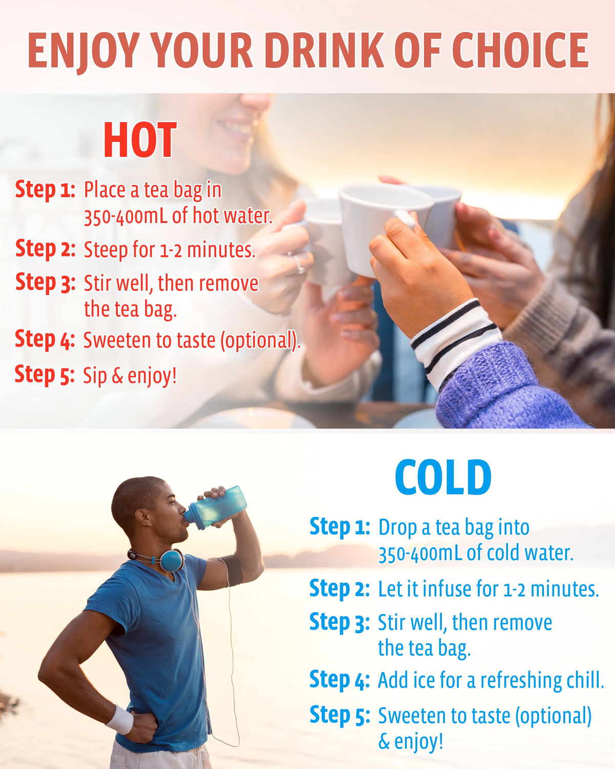 KAYTEA Pineapple & Hibiscus Herbal Fruit Tea - 12 Hydro Infusion Bags 6