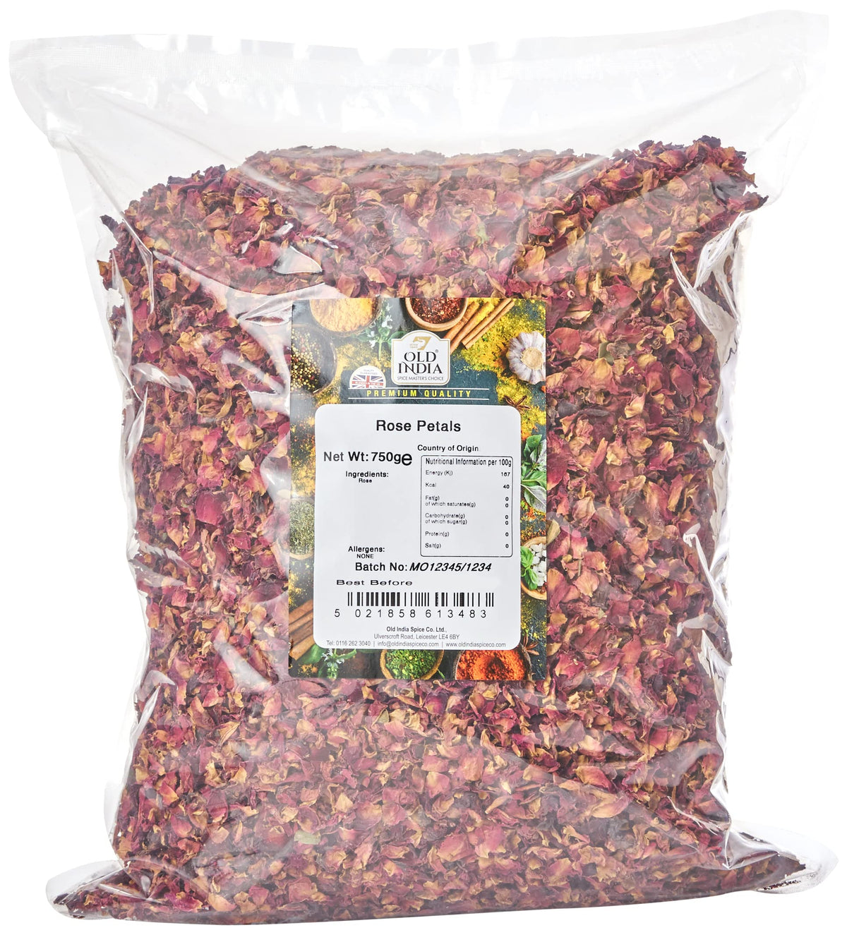 Old India Rose Petals - 750g 1