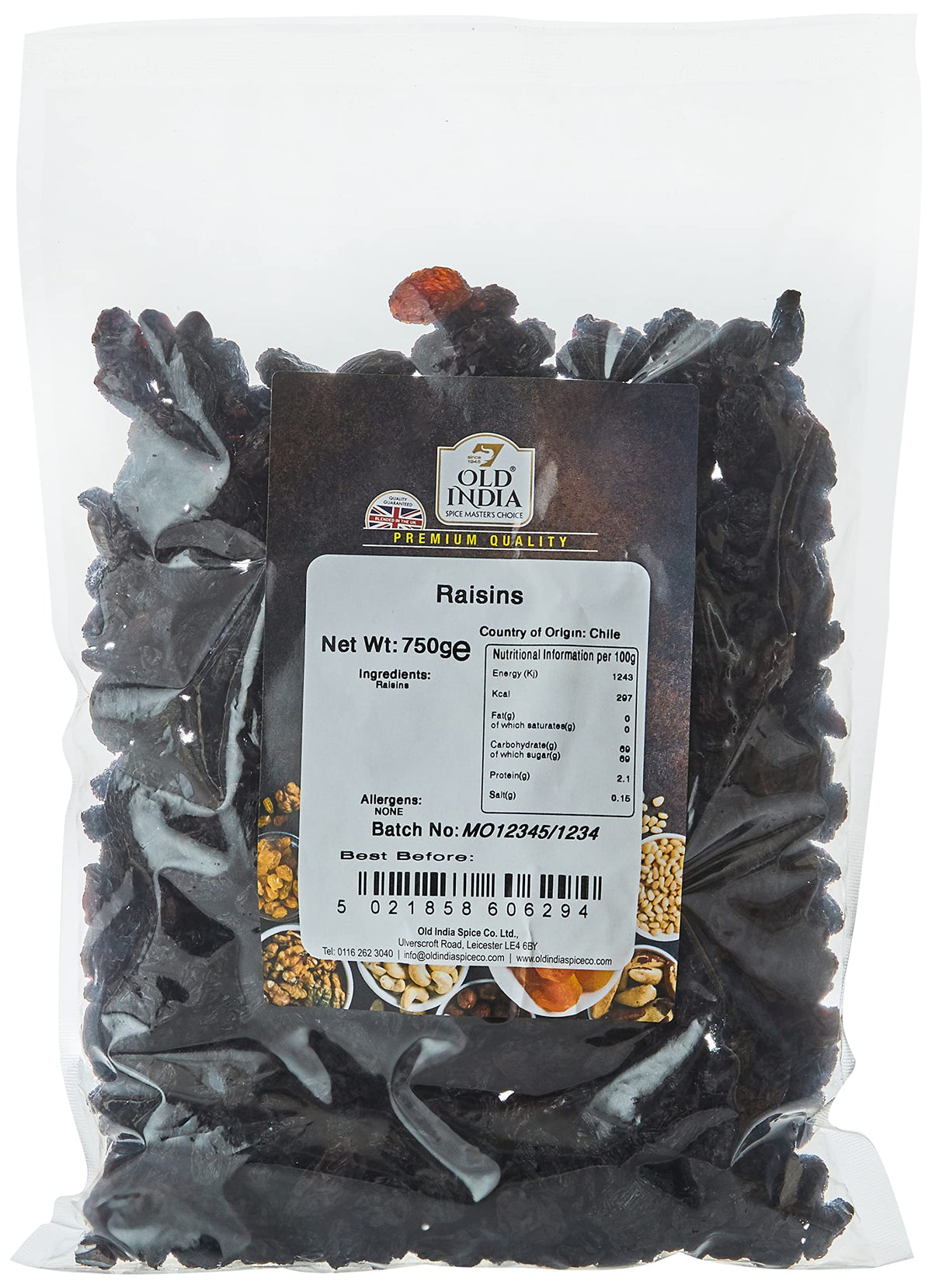 Old India Raisins - 100% Natural, Additive-Free | 750g 1
