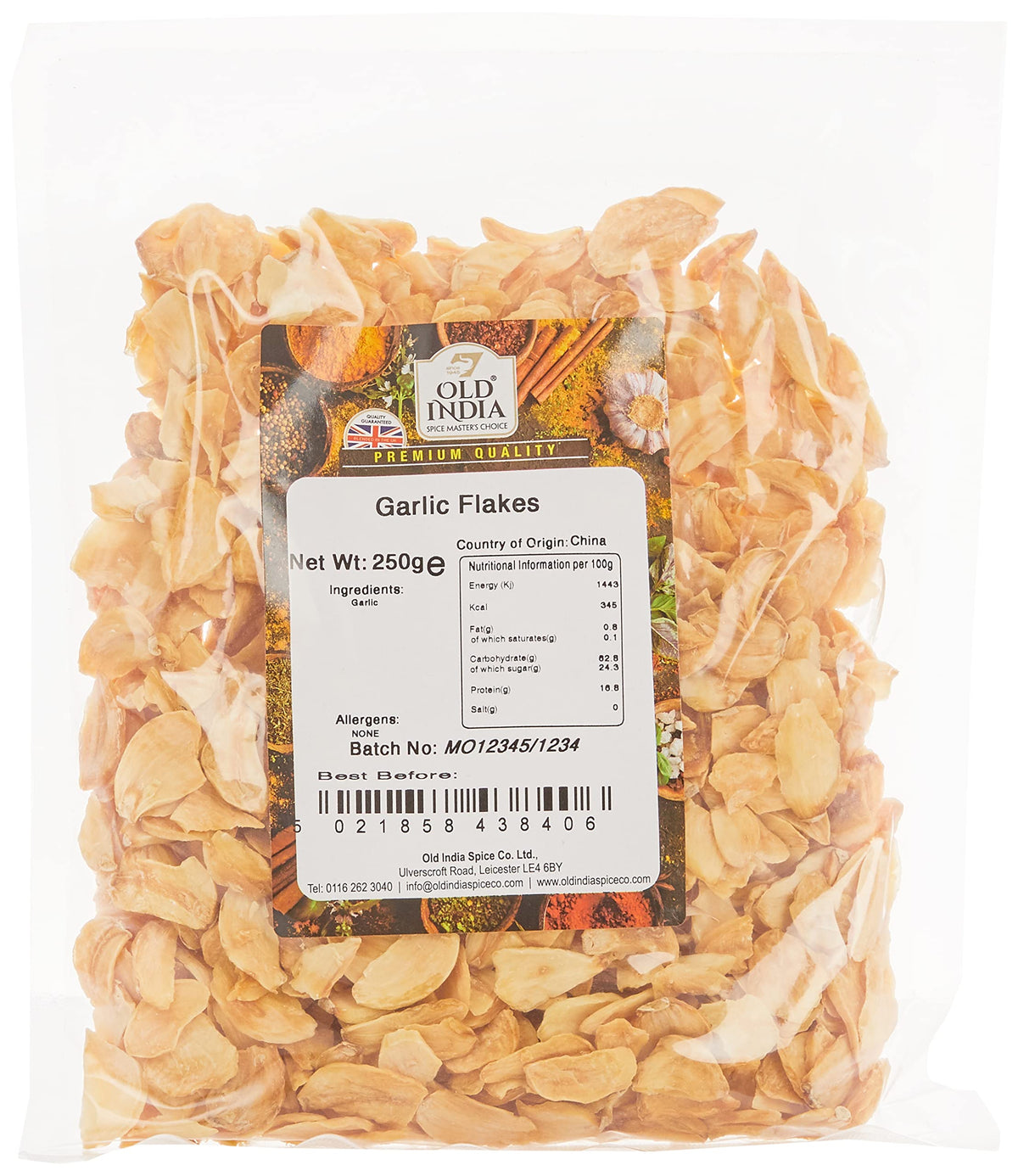 Old India Garlic Flakes - 100% Natural Indian Seasoning | 250g 1