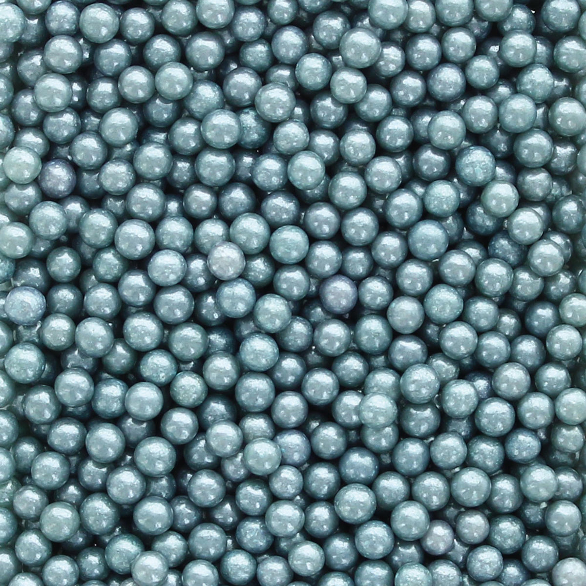 Culpitt Select Silver Grey Pearls - 4mm Edible Cake Decorations | 500g Pouch