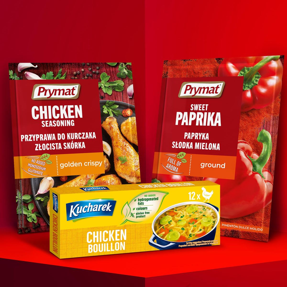 Prymat Chicken Seasoning - Blend of Herbs & Spices for Golden, Crispy Skin | 25 Sachets x 30g 8