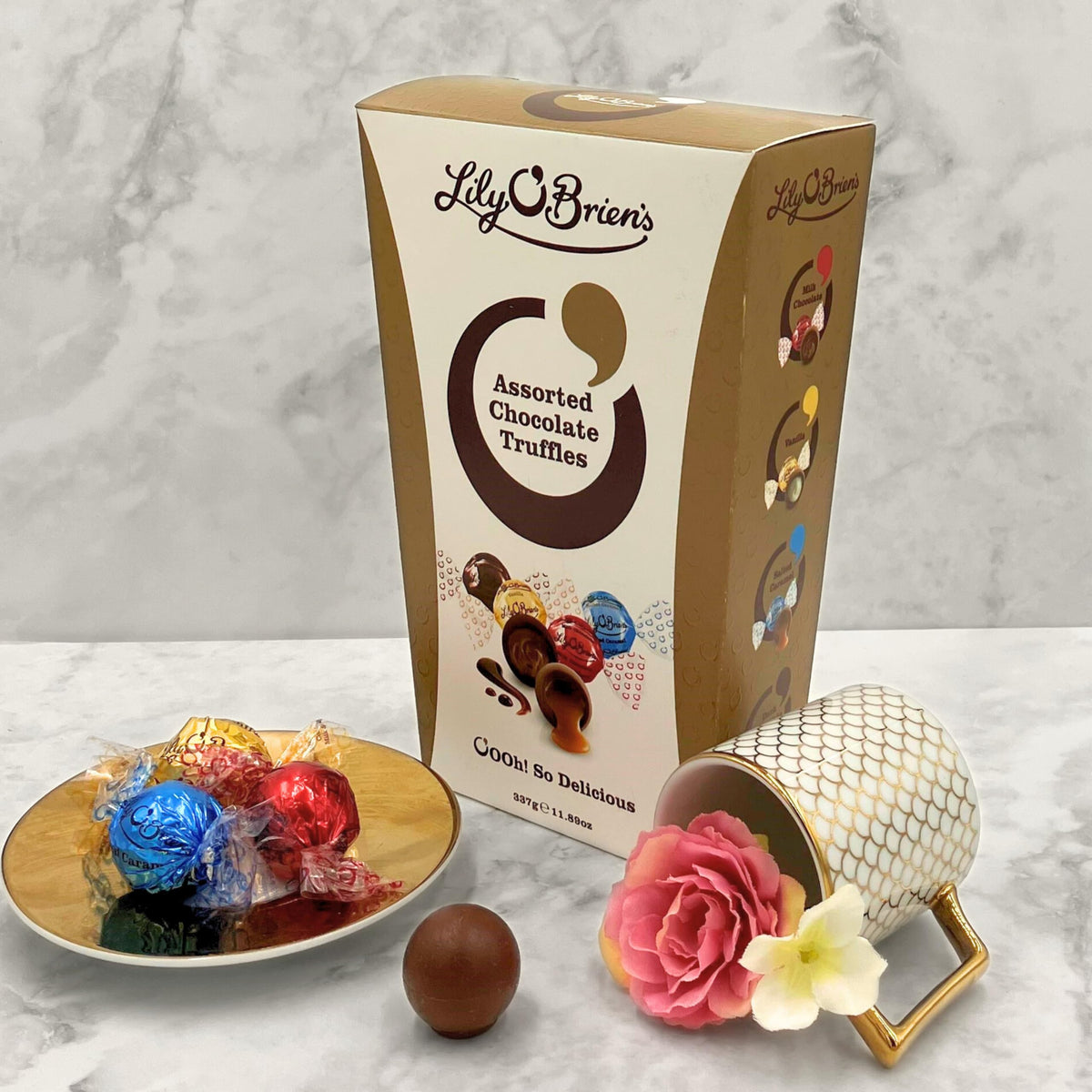 Lily O'Brien's Assorted Chocolate Truffles - 337g Pack of 2 | Milk, Dark, Salted Caramel 3