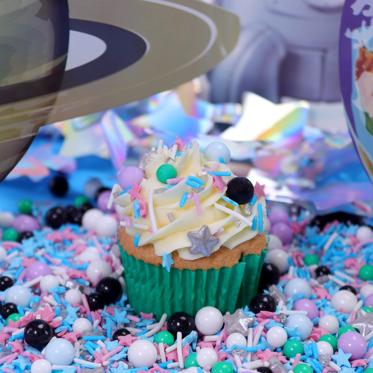 PME Out the Box Sprinkle Mix - Space Theme, 60g 5