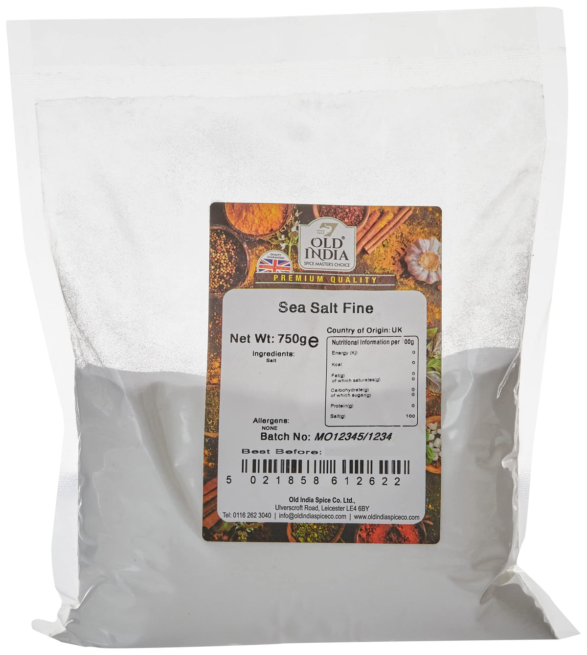 Old India Fine Sea Salt - 750g