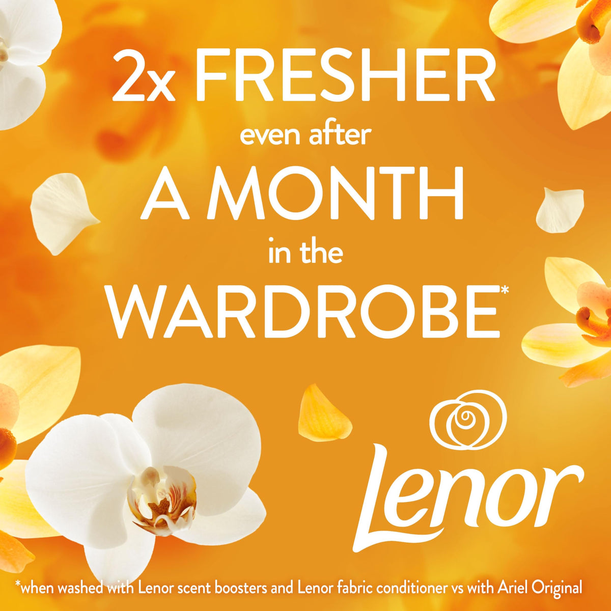 Lenor Gold Orchid Scent Booster Beads - 6 x 155g Packs | Non-Stop Freshness 4