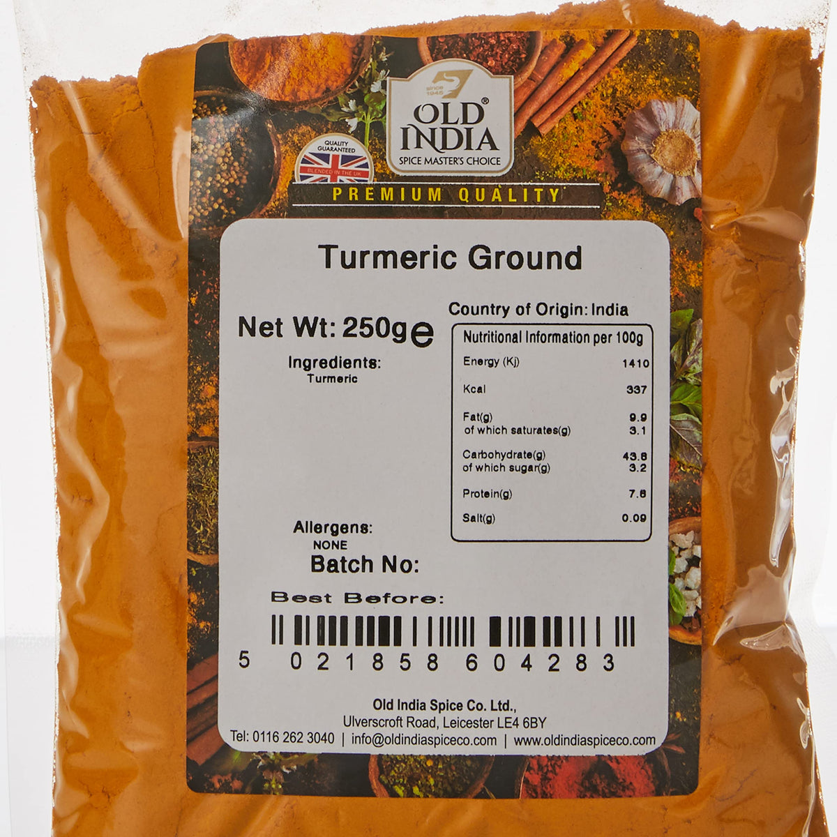 Old India Ground Turmeric Powder - 100% Natural, Additive-Free | 250g 2
