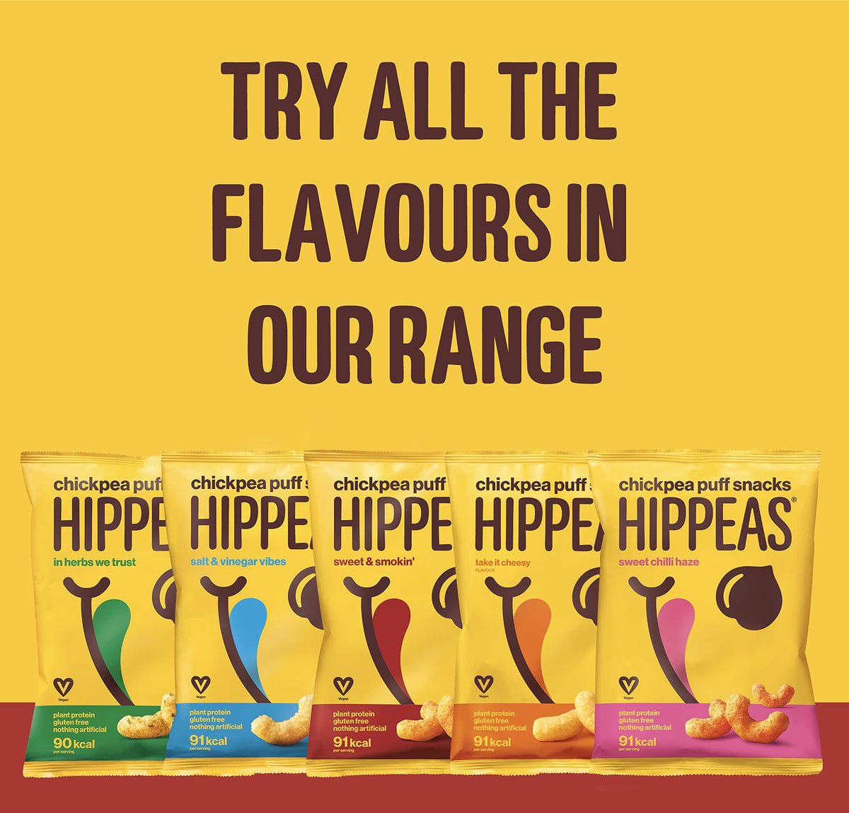 Hippeas Cheese Flavoured Chickpea Puffs Multipack - 10 x 78g Sharing Bags 8