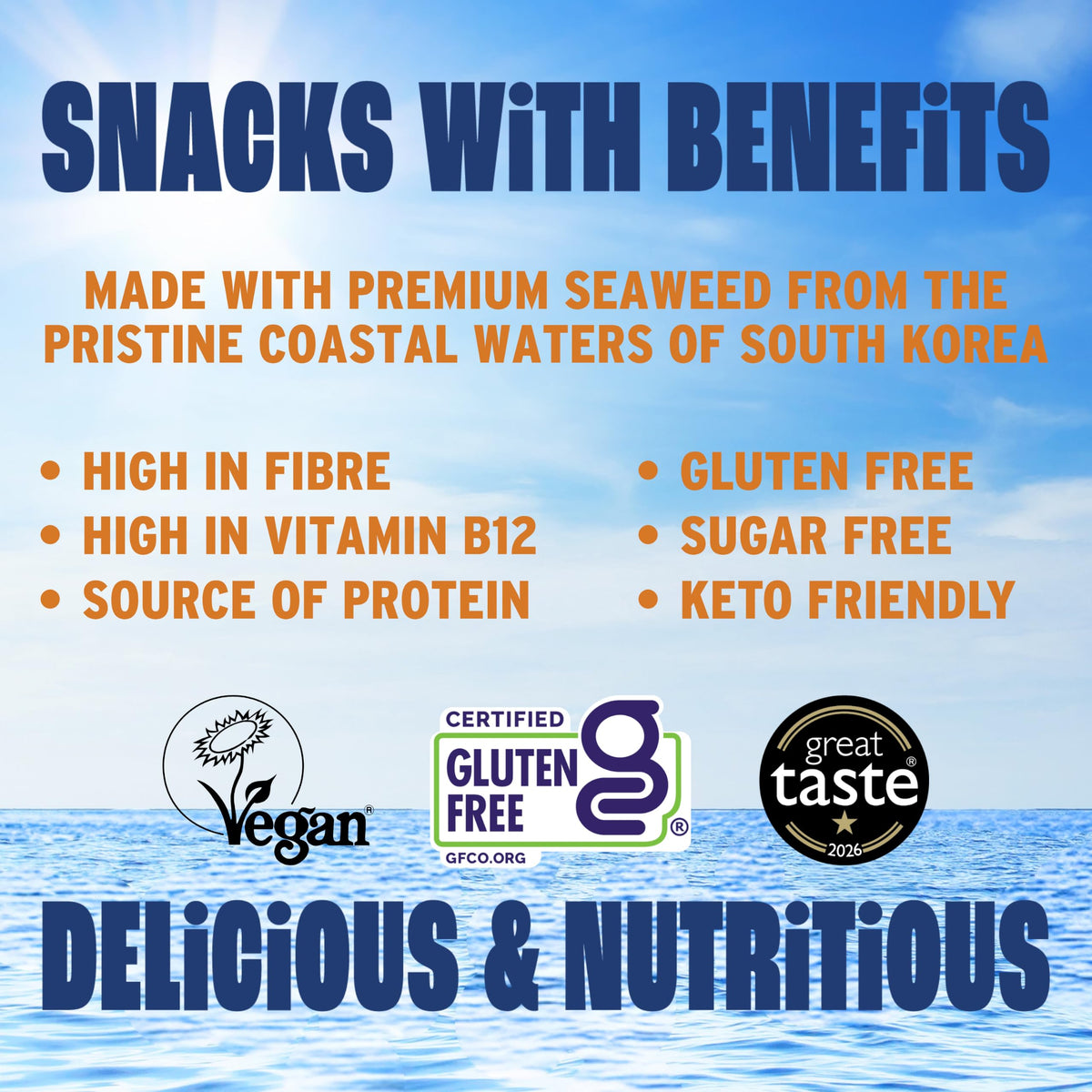 MORiSH Crispy Sesame Oil Seaweed Snacks - 20 Pack | 22 Calories Each | Gluten-Free 7