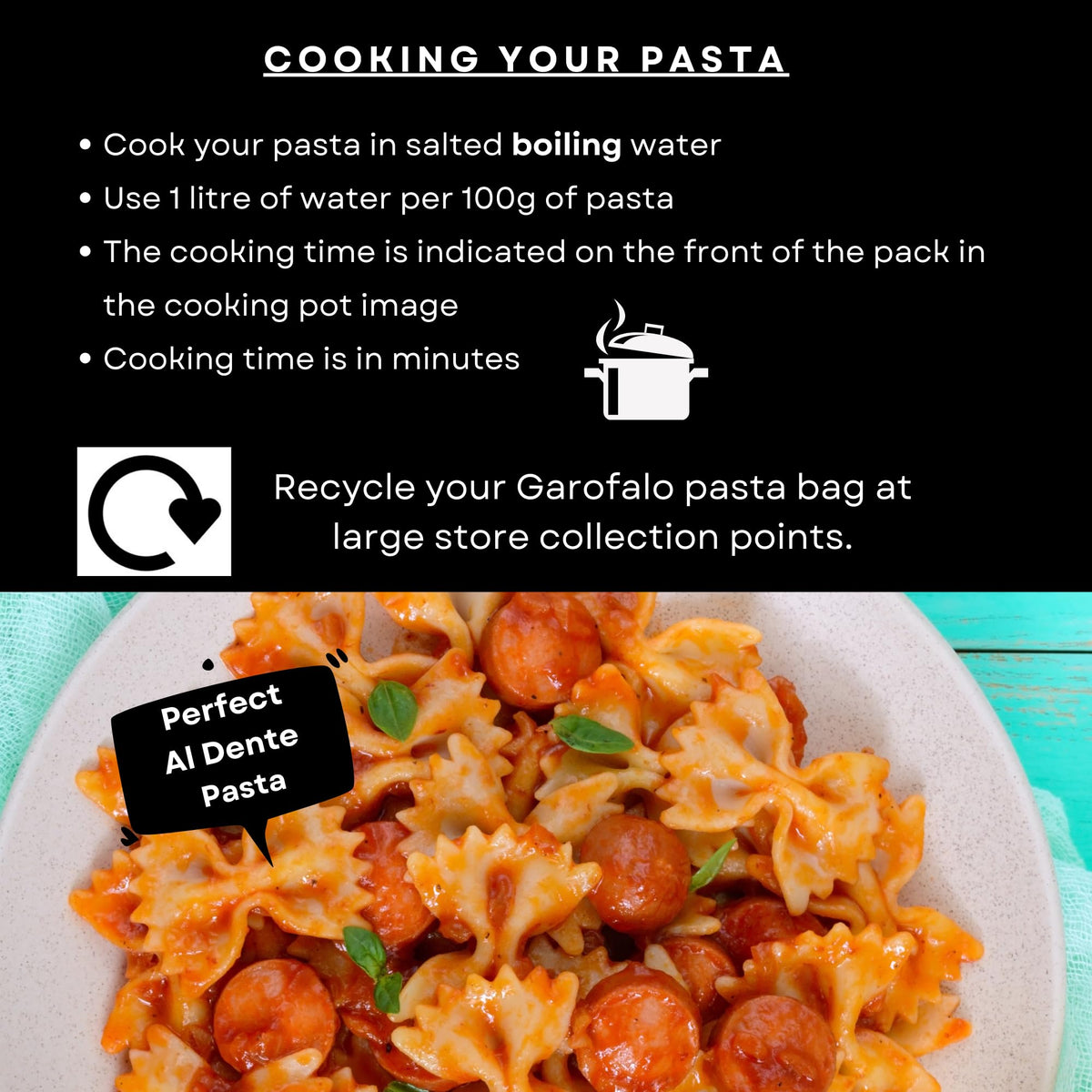 Garofalo Farfalle Dry Pasta - 1kg (Pack of 2 x 500g) 5