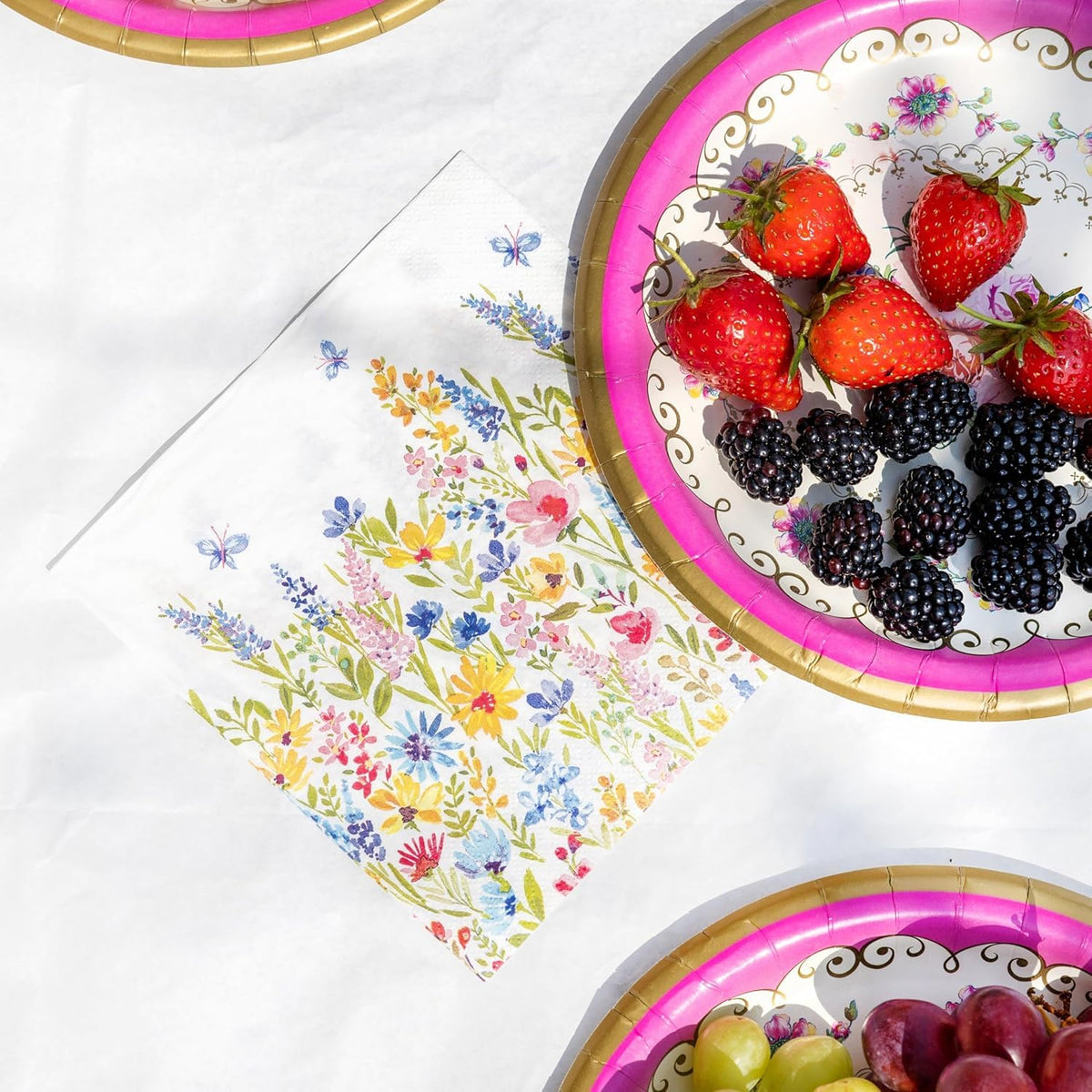 Talking Tables Table Kind Floral Napkins - 2 Ply, 33cm | Pack of 200 5