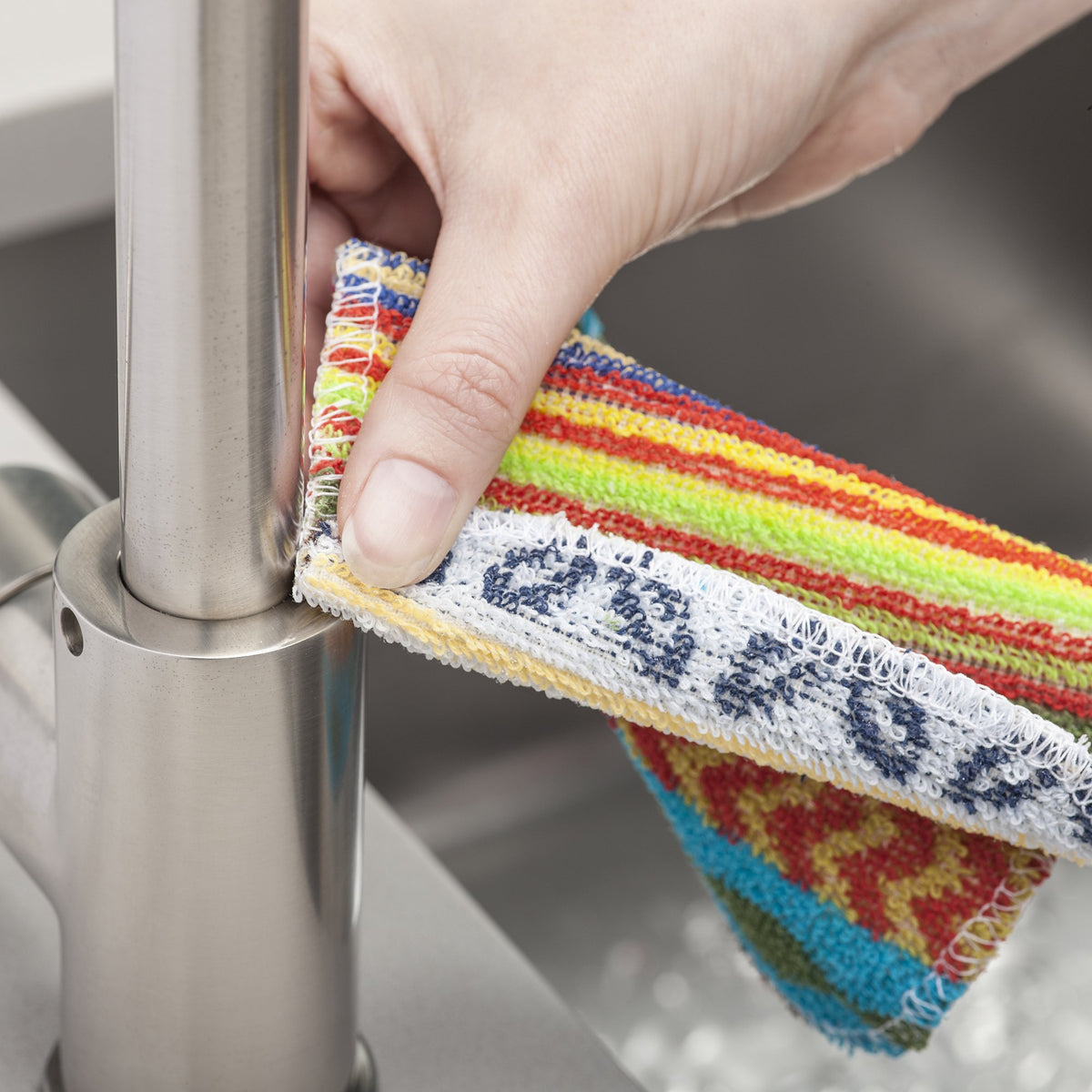 Kilo Non-Scratch Scourer - Multi-Purpose, Eco-Friendly Scrubby | 100% Cotton, 28x28cm 6