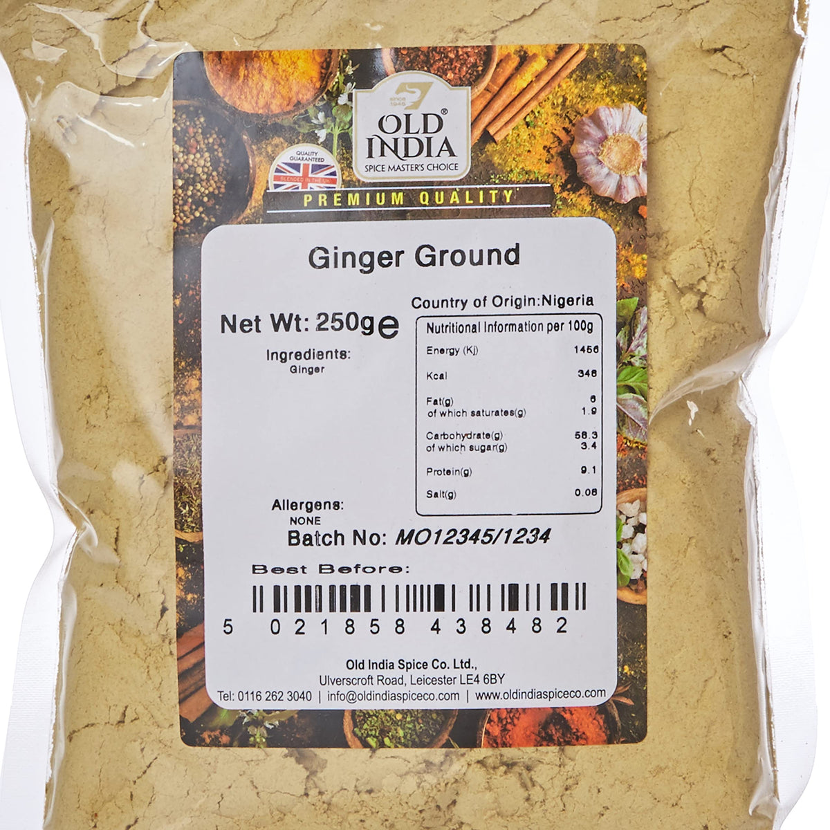 Old India Ground Dry Ginger - 100% Natural, Additive-Free | 250g 2