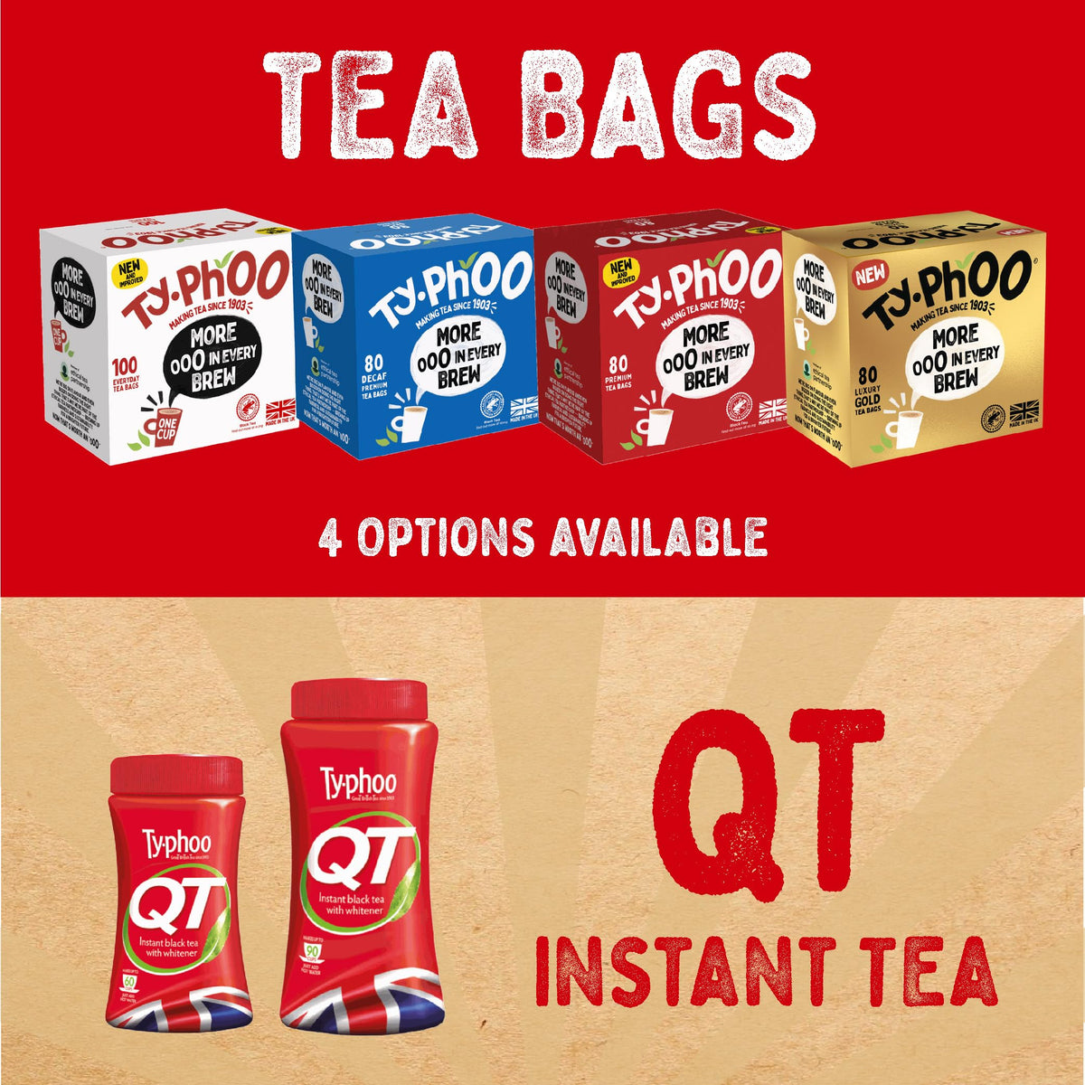 Typhoo Decaf Black Tea Bags - 80 Count | Caffeine-Free | Ethically Sourced 9