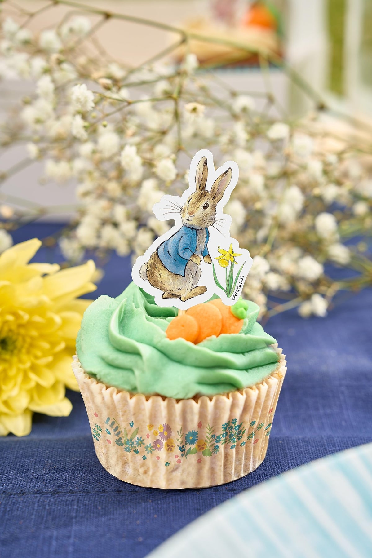 Anniversary House Handcrafted Edible Carrot Sugarcraft Toppers - 2.5cm, Pack of 9 3