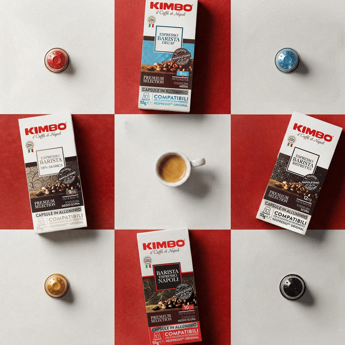 Kimbo Coffee Espresso Barista Decaf Capsules - Medium Dark Roast, 100 Pods 8